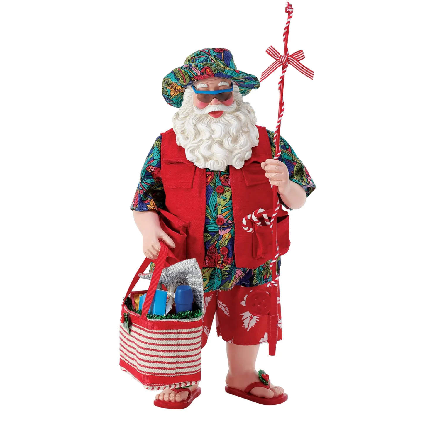 Department 56 Possible Dreams Santa Hook, Line, and Sinker Figure 6014789