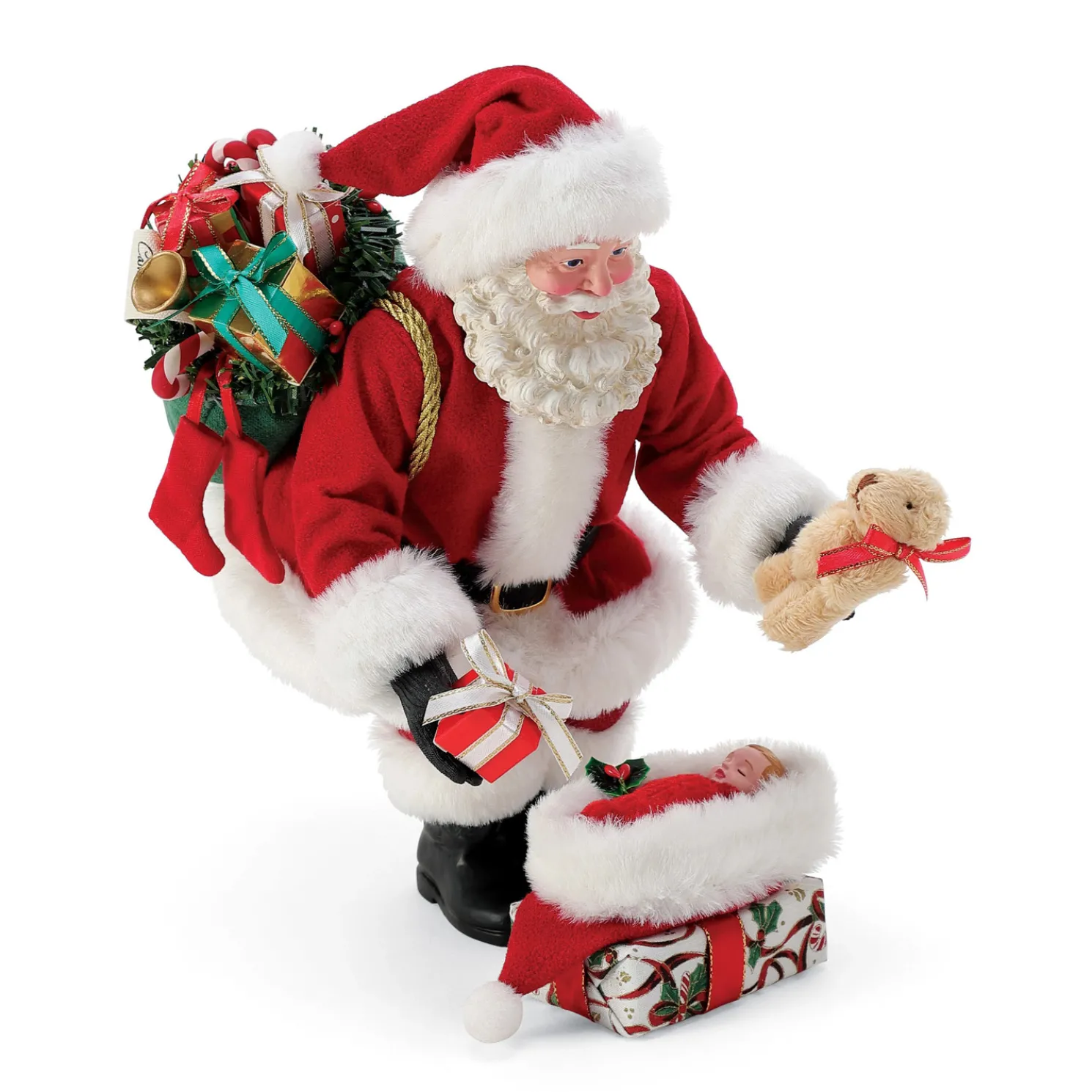 Department 56 Possible Dreams Santa First Christmas Figure 6015898