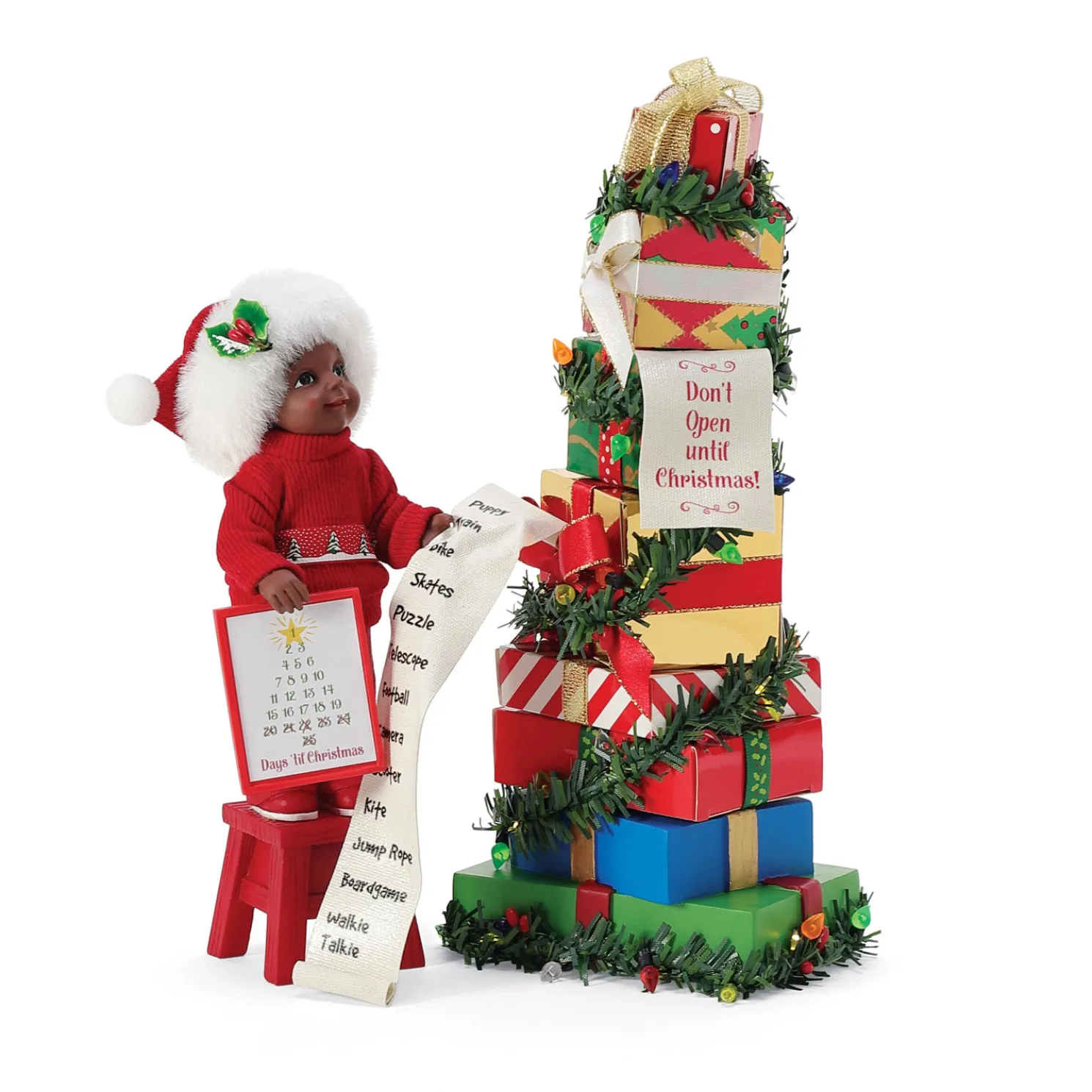 Department 56 Possible Dreams African American Santa 2025 Set