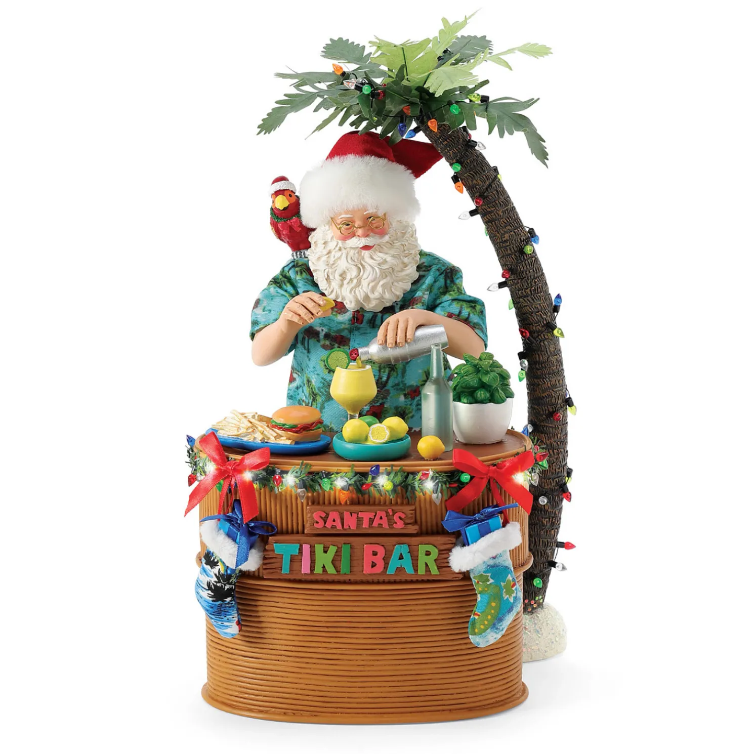 Department 56 Possible Dreams Santa Santa's Tiki Bar Figure 6016443