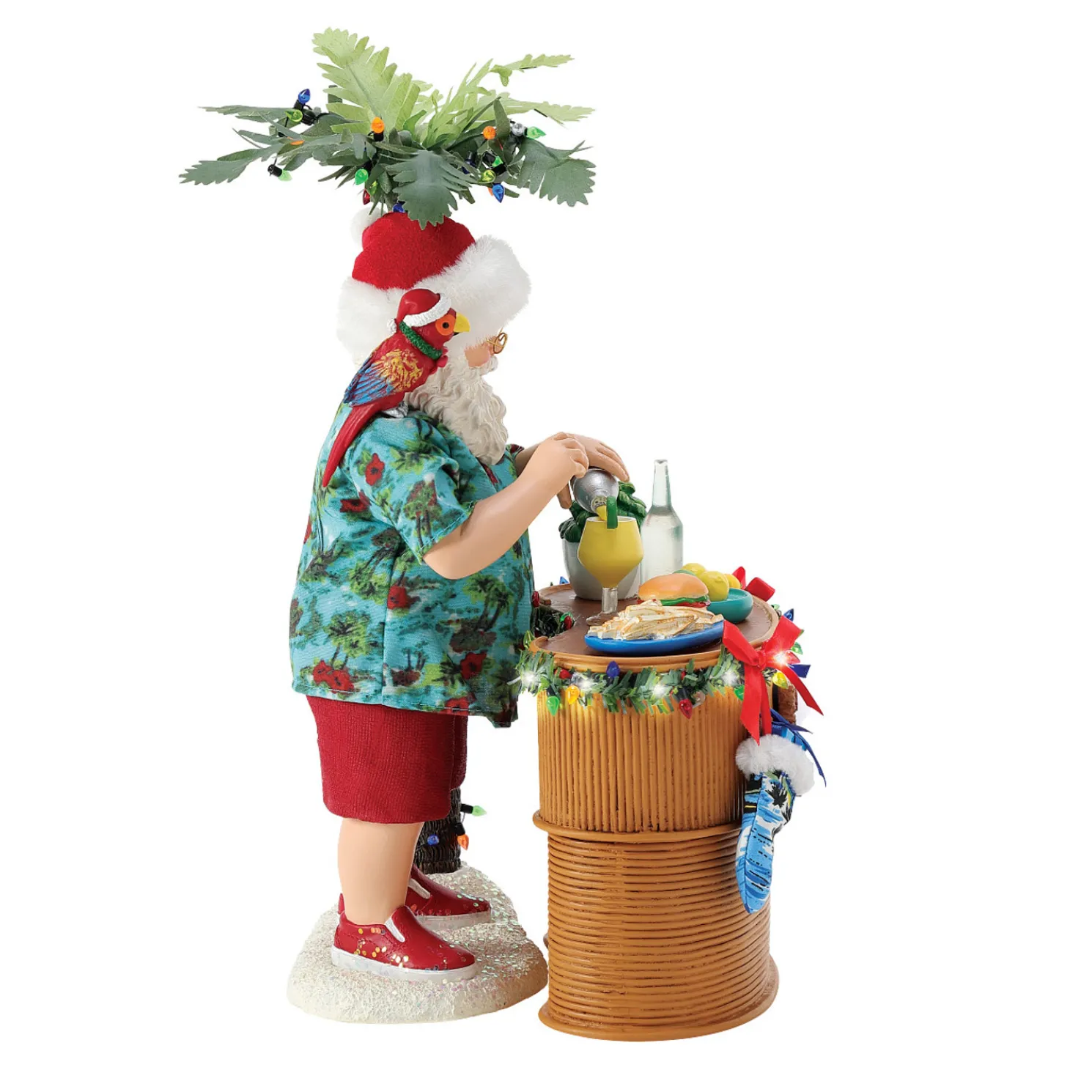 Department 56 Possible Dreams Santa Santa's Tiki Bar Figure 6016443