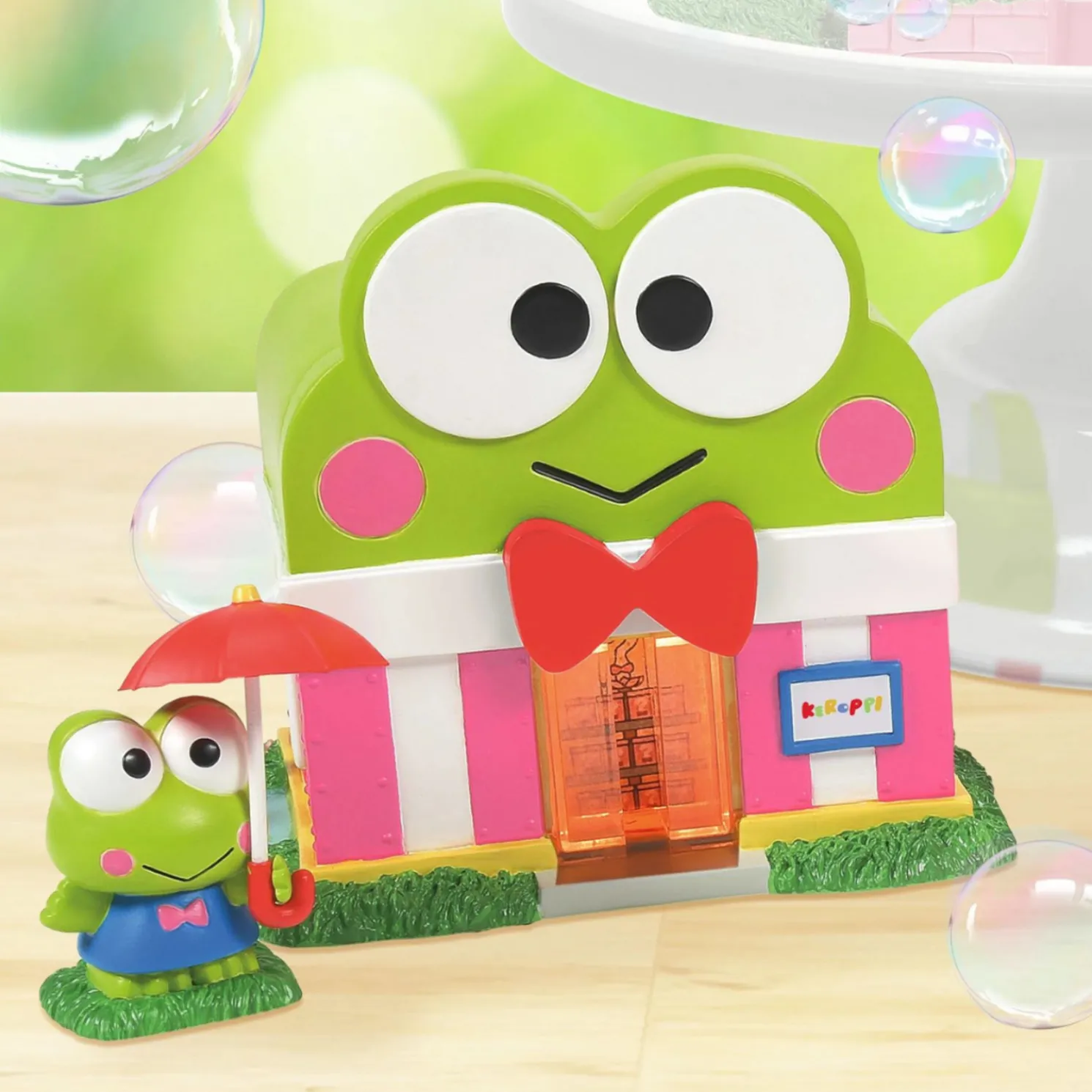 Department 56 Sanrio Hello Kitty Village Keroppi's Market Building 6014717