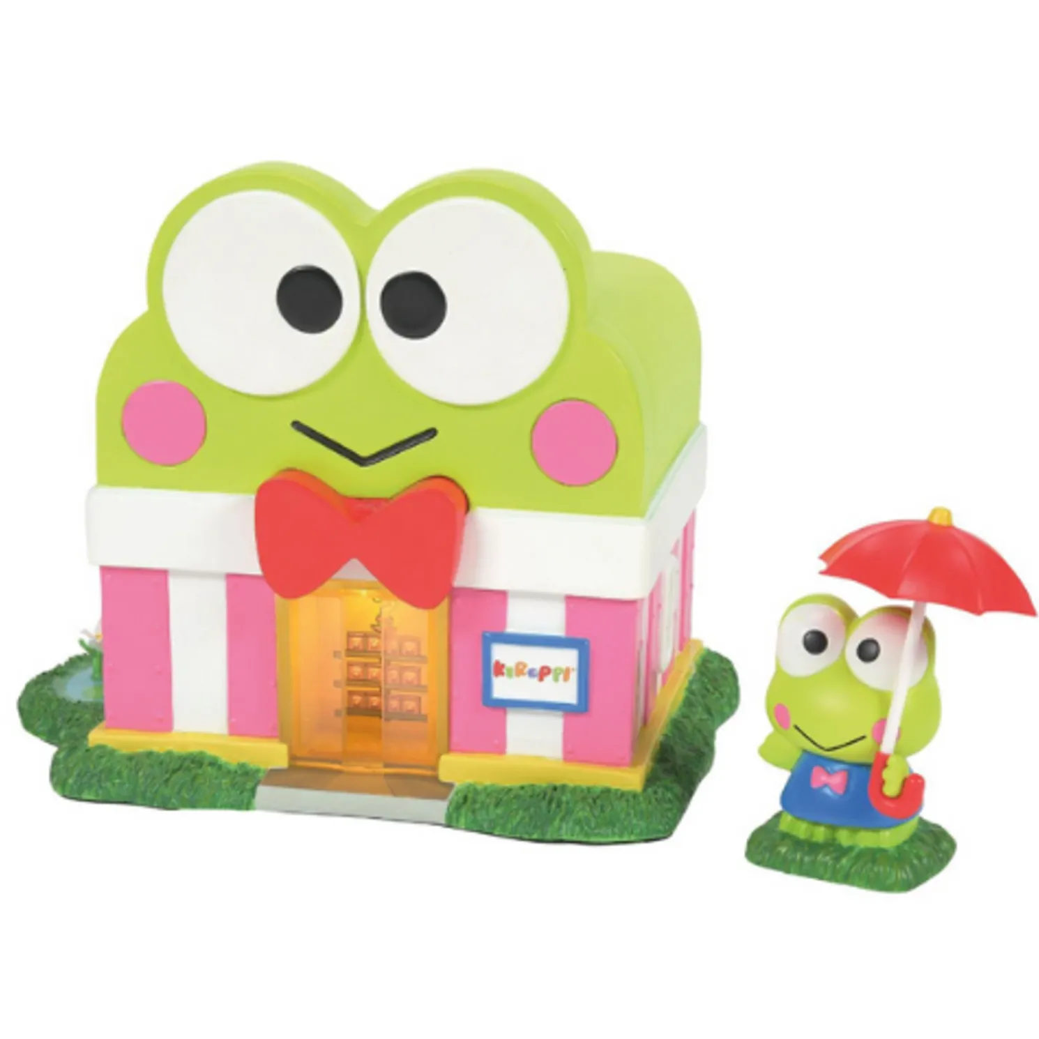 Department 56 Sanrio Hello Kitty Village Keroppi's Market Building 6014717