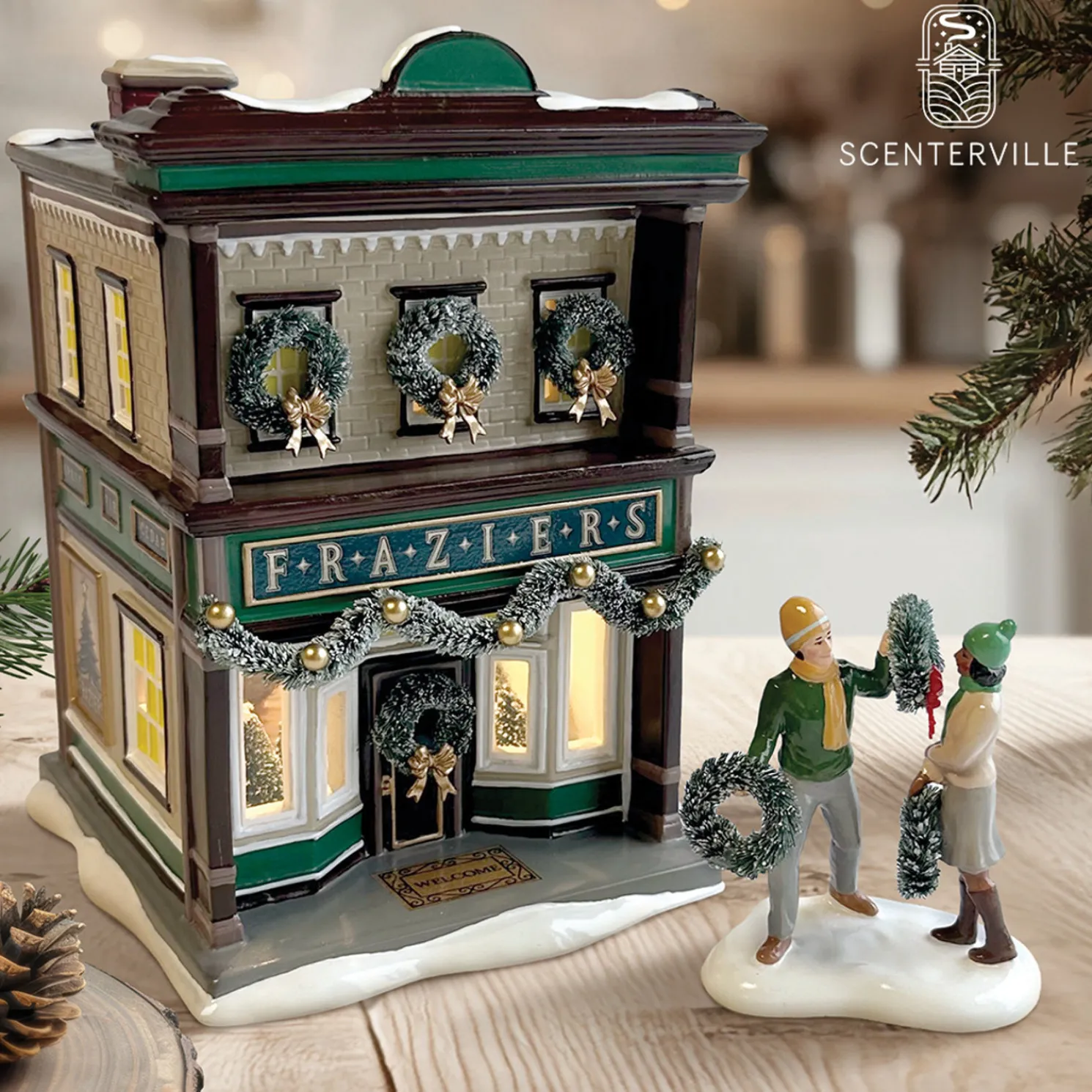 Department 56 Scenterville Village Frazier's Fresh & Festive Building with Scent Warmer 6014690