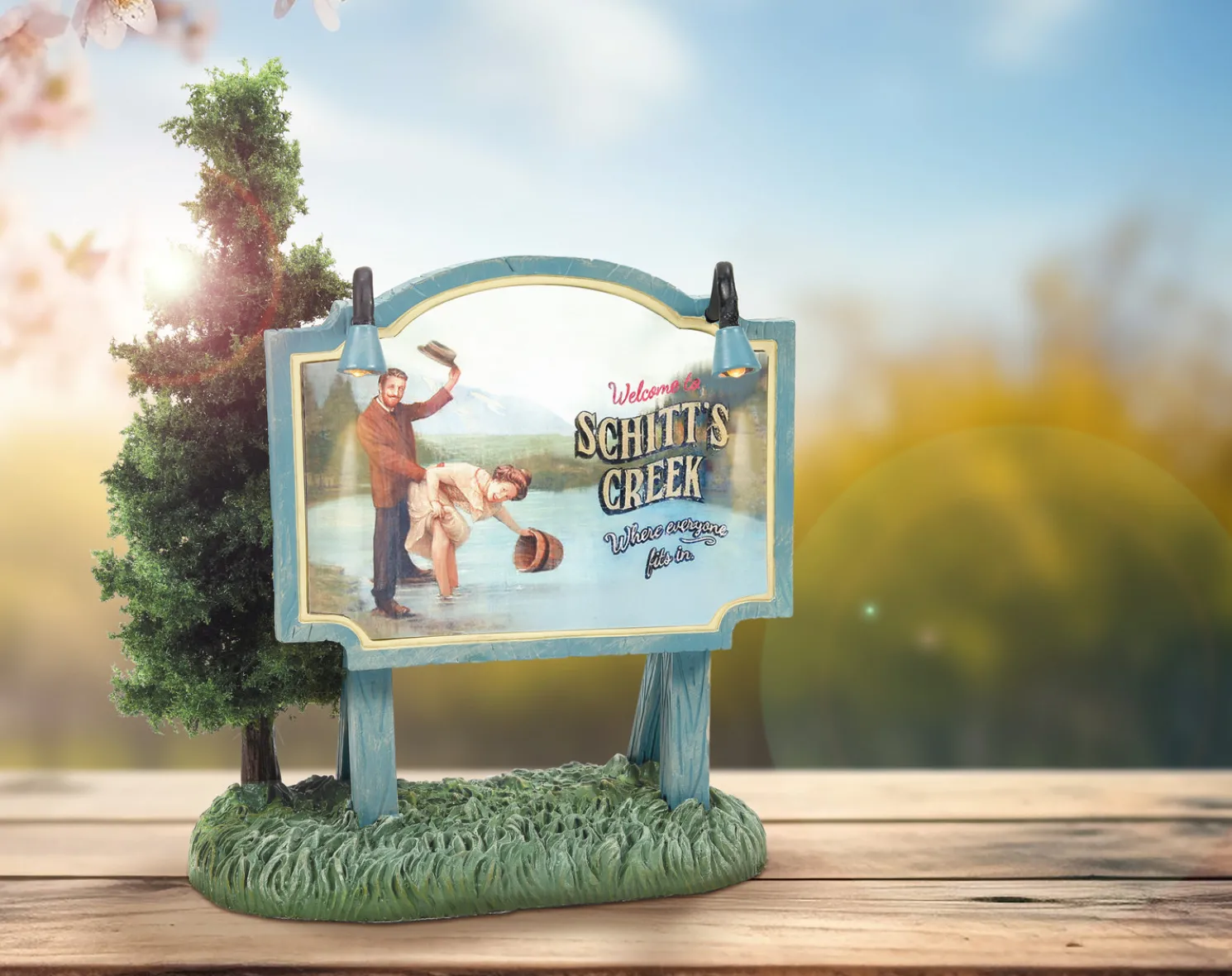 Department 56 Schitt's Creek Village Where Everyone Fits In Sign 6013685