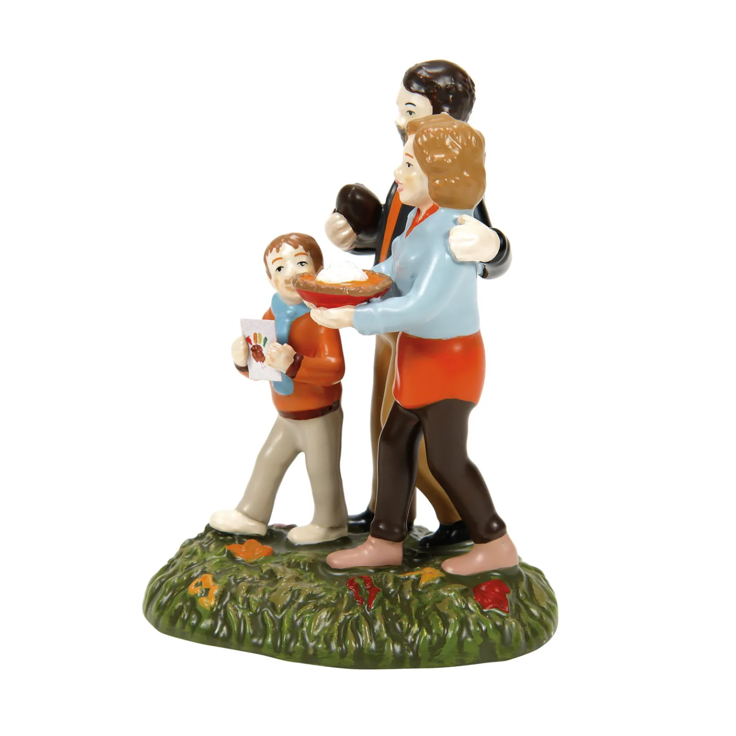 Department 56 Snow Village Halloween Touchdowns, Turkey & Pie Figure 6013601