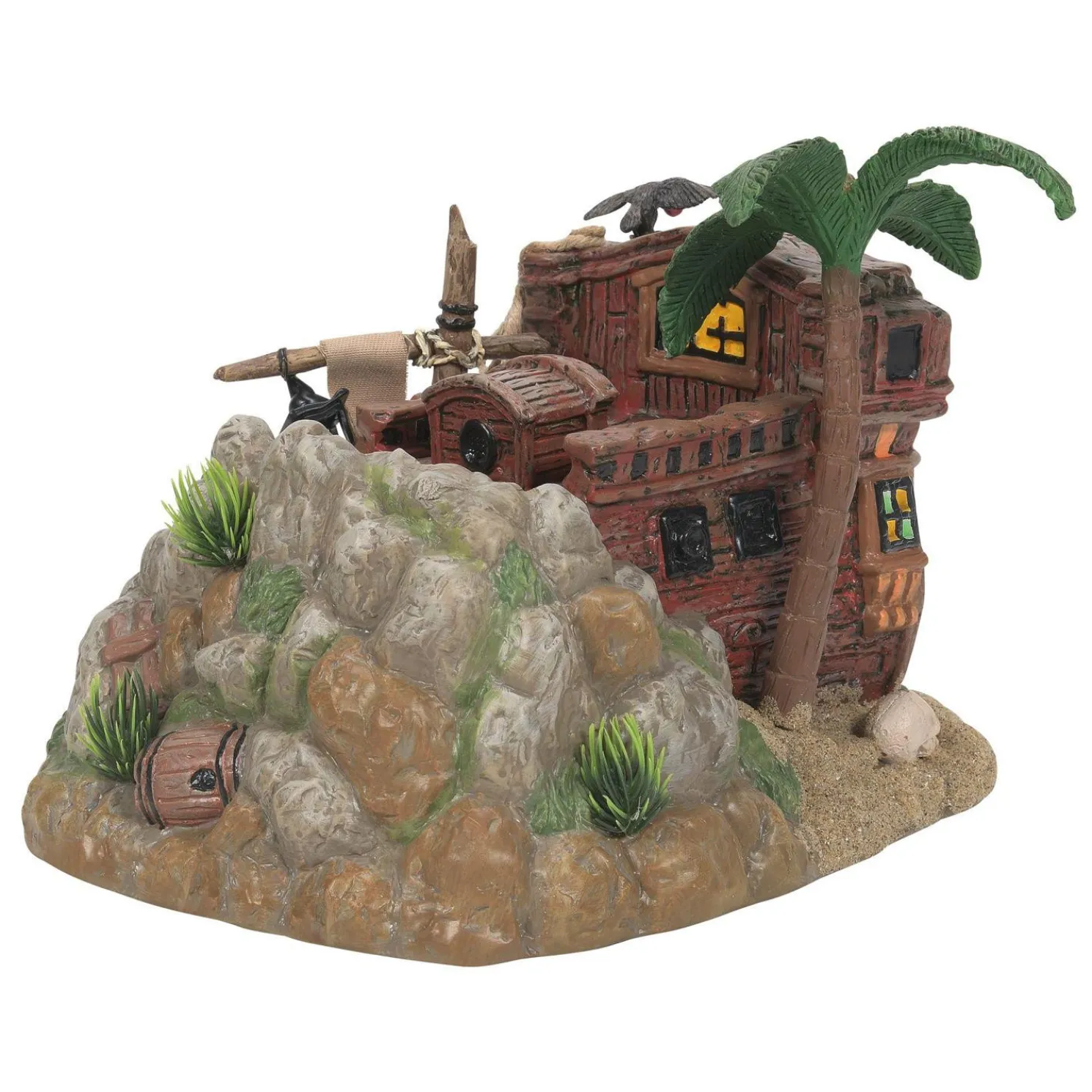 Department 56 Snow Village Halloween Pirate Haven Hideaway Building 6011440