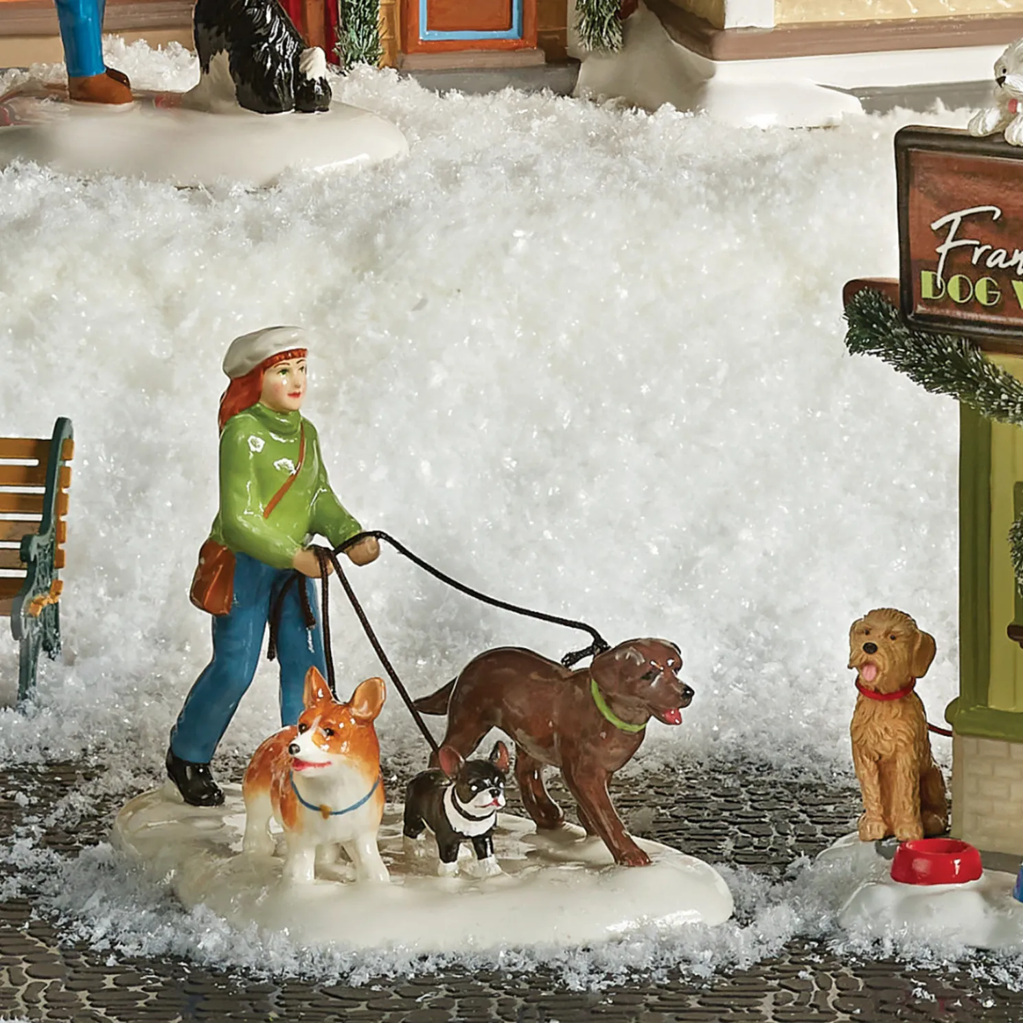 Department 56 Snow Village Gettin' Our Steps In Figure 6013585