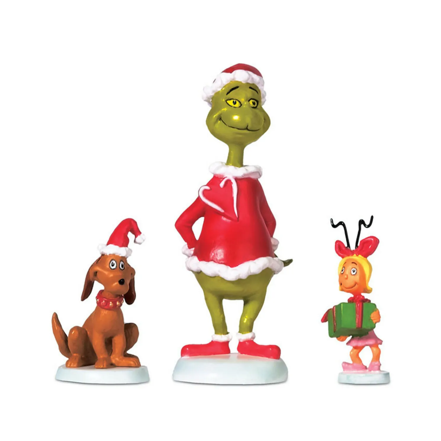 Department 56 The Grinch Village Grinch Max & Cindy-Lou Who Figure 804152