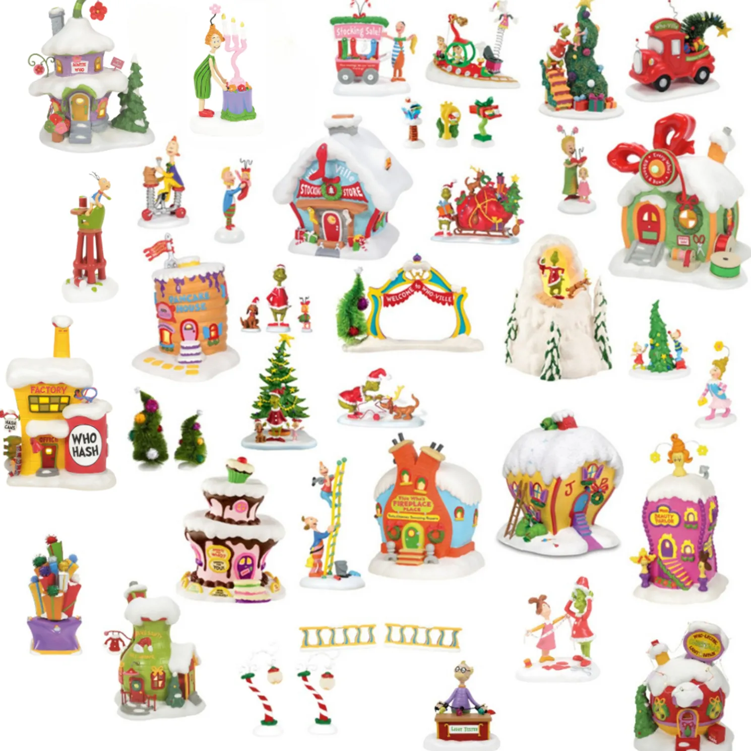 Department 56 The Grinch 2025 Full 36 pc Set