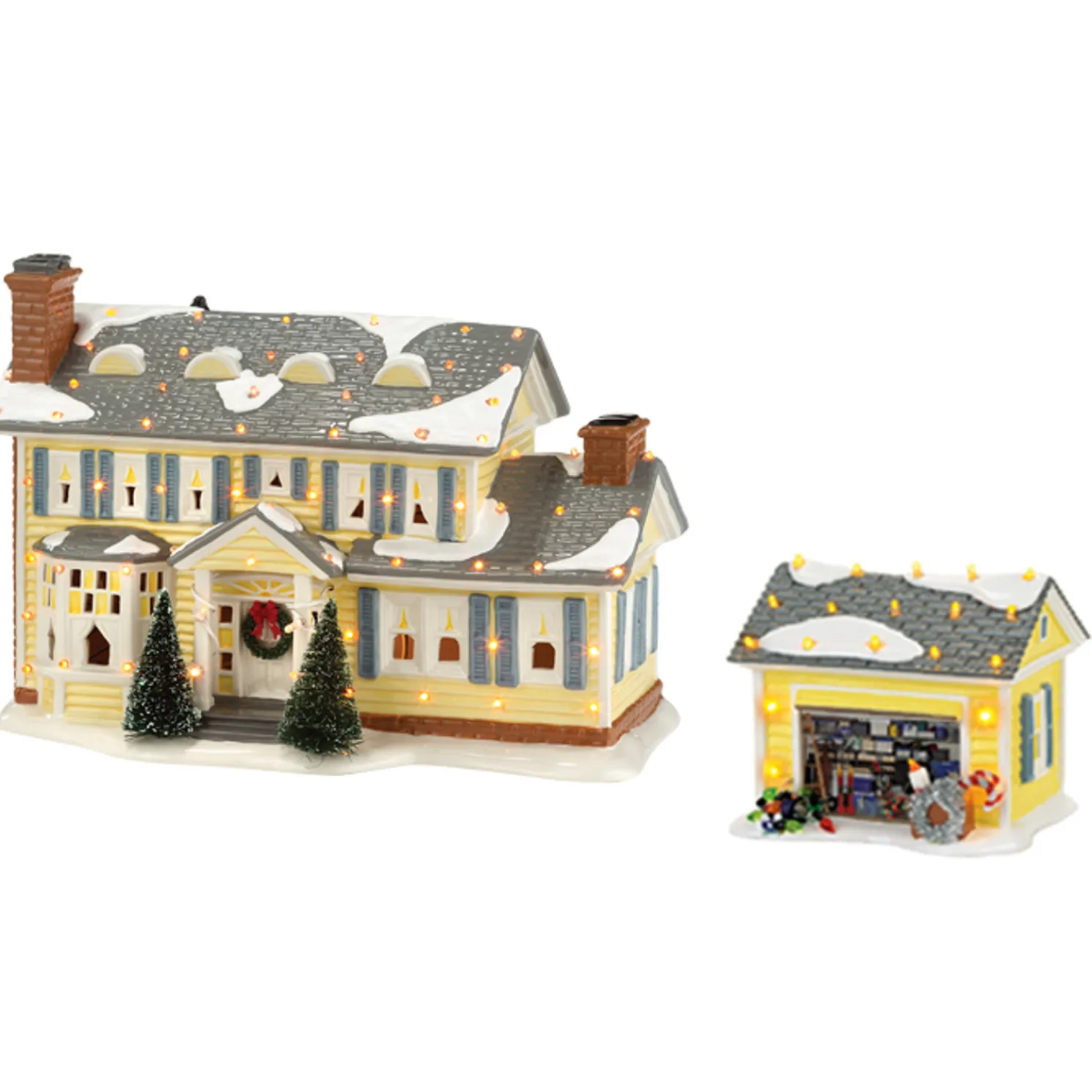 Department 56 The Griswold's Holiday House & Garage Christmas Vacation Village Set