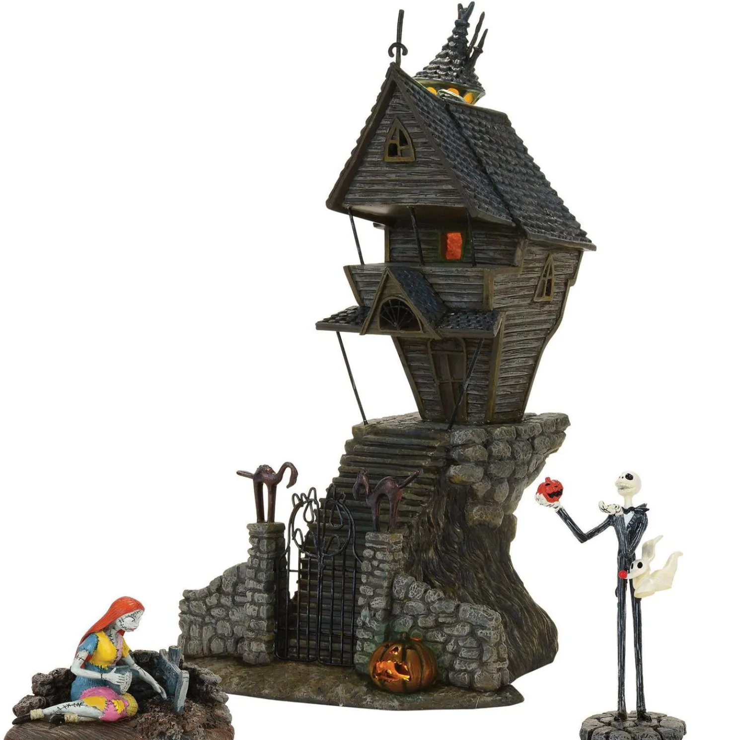 Department 56 The Nightmare Before Christmas Village Jack's House with Jack & Sally 4060370