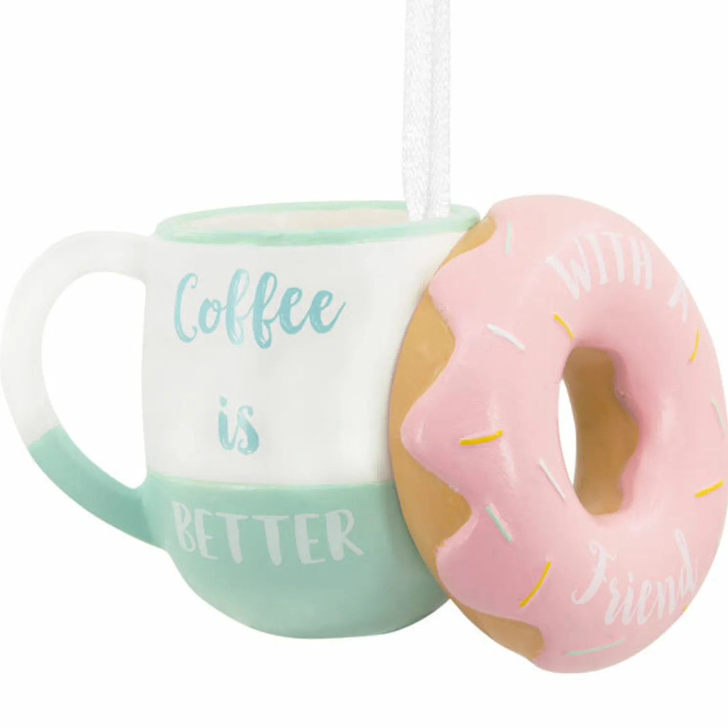 Hallmark 3.5" Coffee & Friends Christmas Ornament 1HGO2797