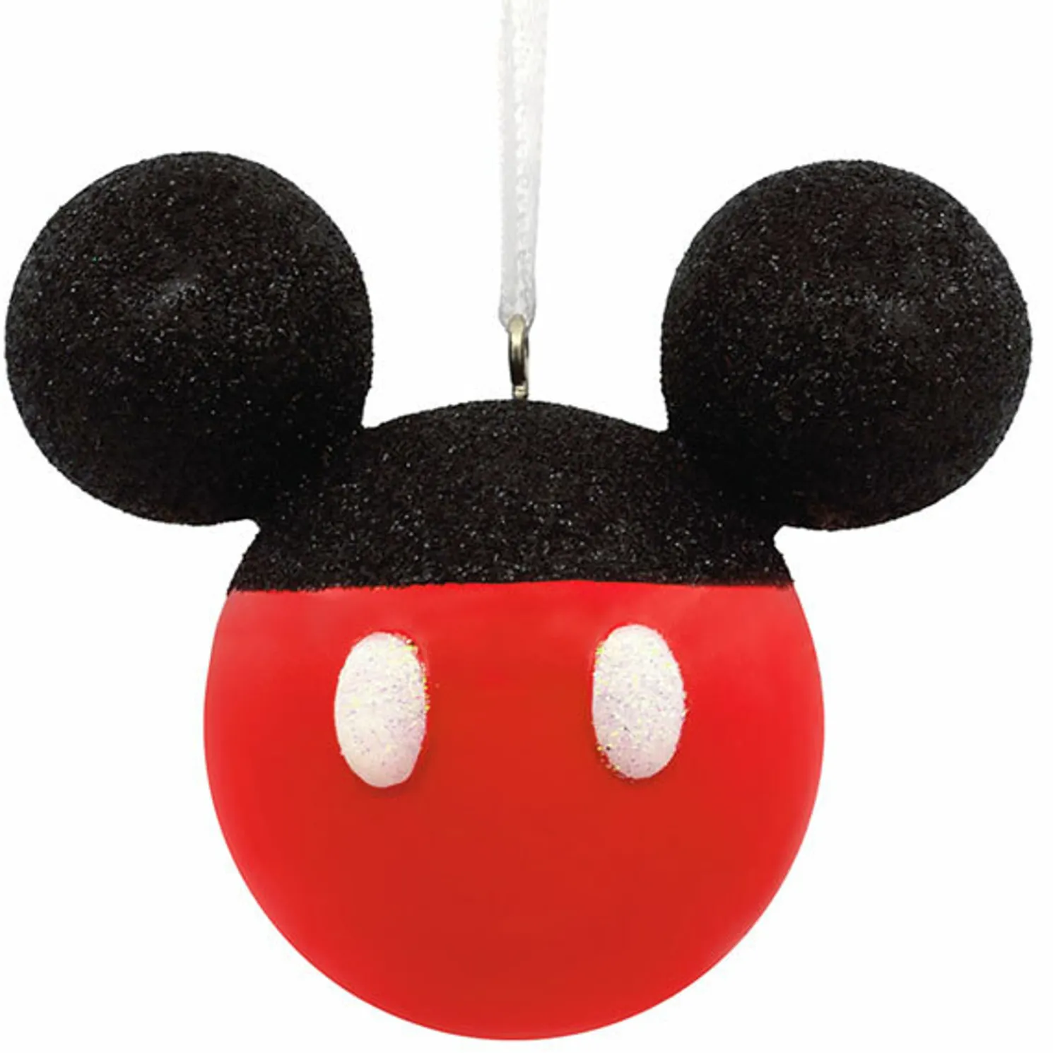 Hallmark 3" Mickey Mouse Glitter Icon Christmas Ornament 2HCM9441