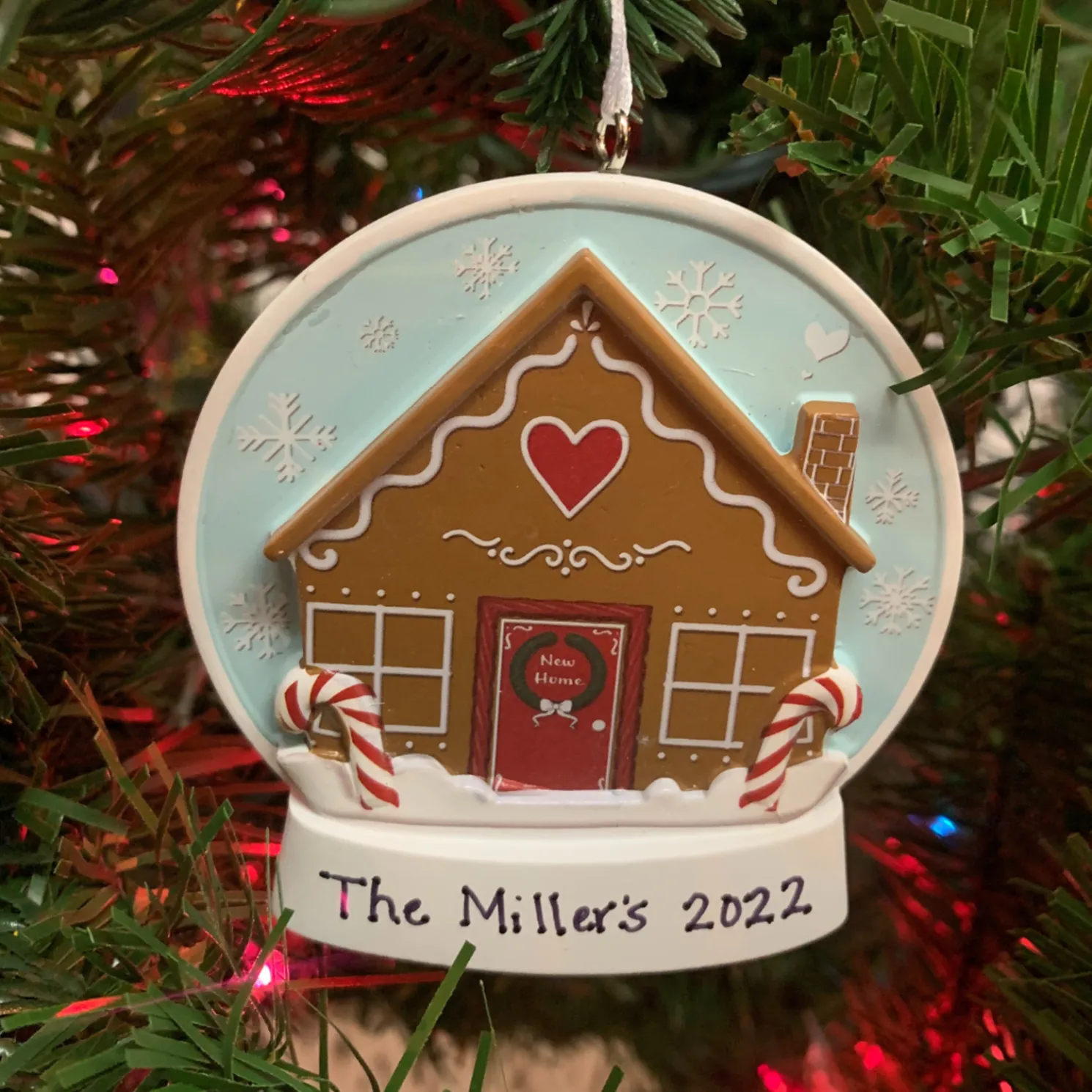 Hallmark 3.5" New Home Personalized Christmas Ornament 1HGO2930