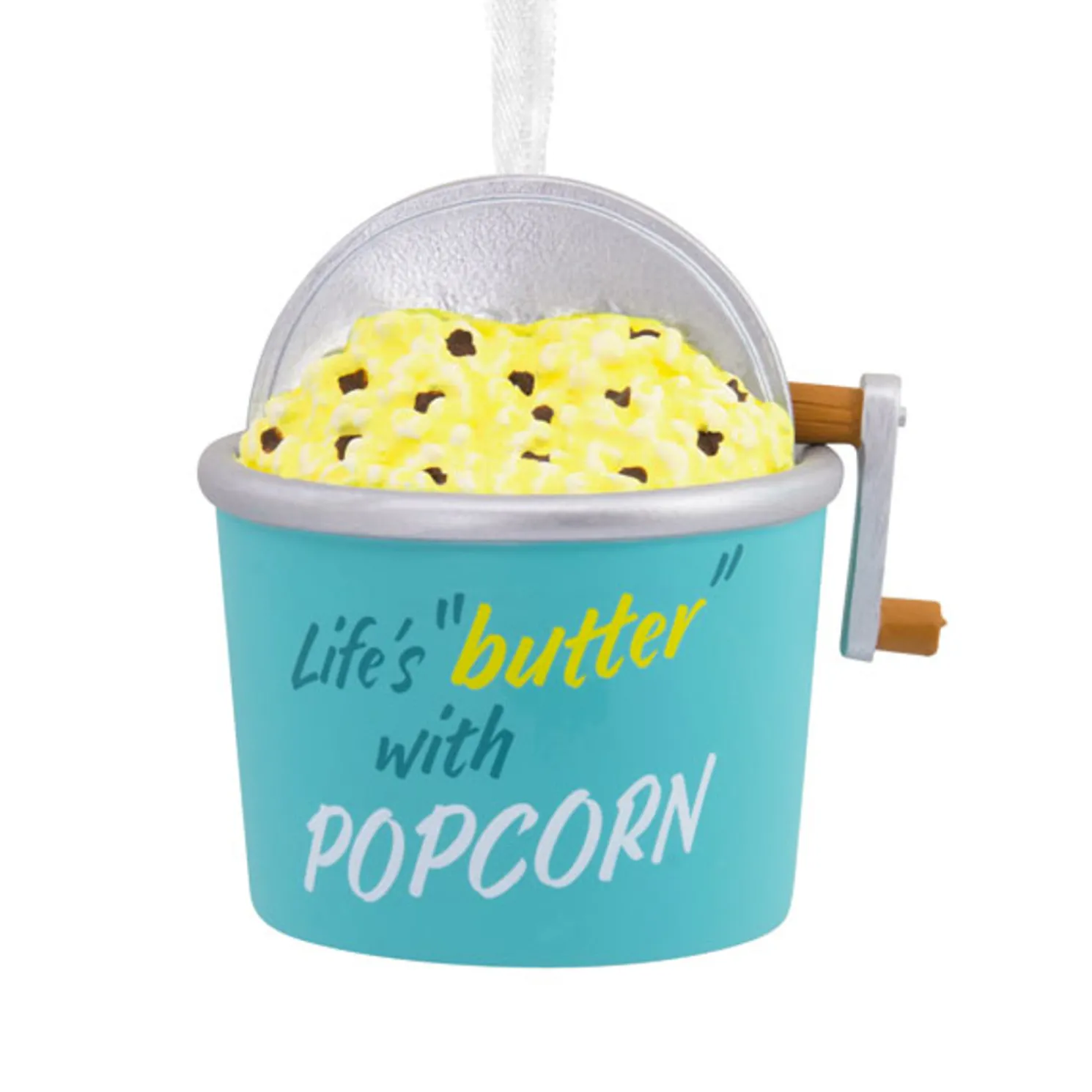 Hallmark 2.5" Popcorn Machine Christmas Ornament 1HGO2994