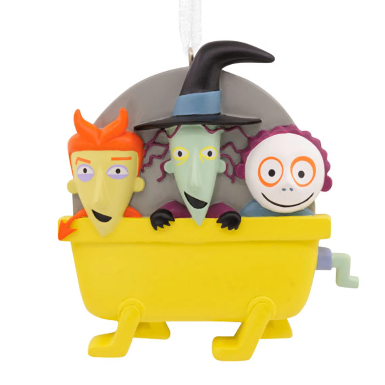 Hallmark 3" Tim Burton's The Nightmare Before Christmas Lock, Shock & Barrel Christmas Ornament 2HCM9046