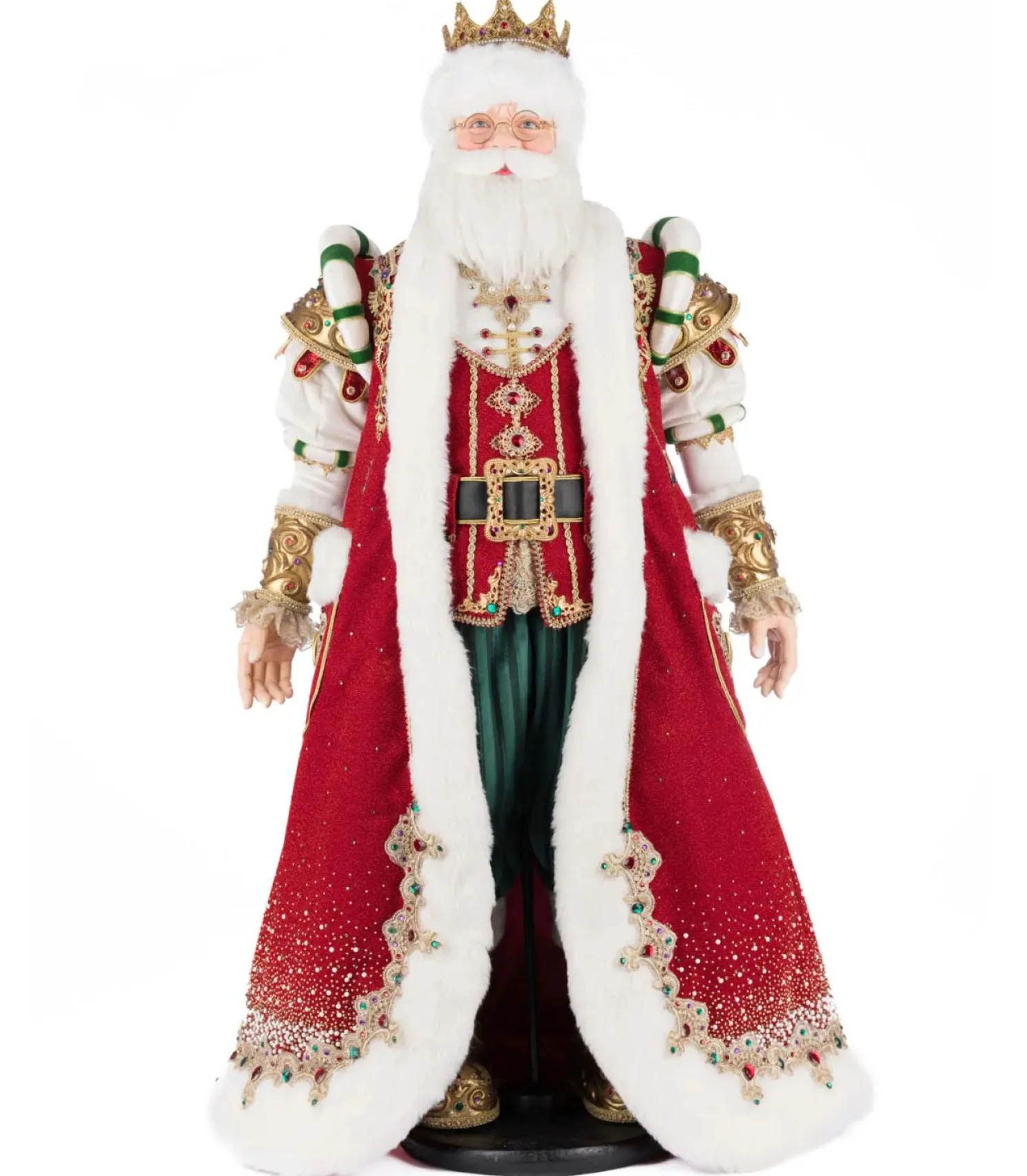 Katherine's Christmas 36.25" Royal Christmas Ball King Christian Claus of the North Pole Doll 28-528800