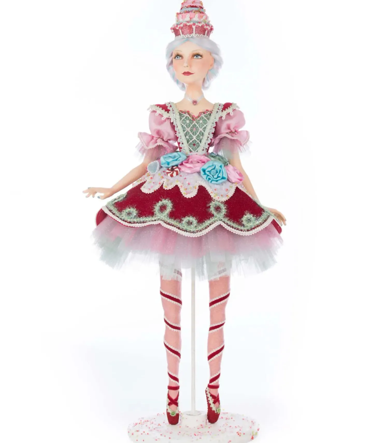 Katherine's Collection 30" Sweet Delights Taffy Tutu Ballerina Christmas Decoration 28-528721