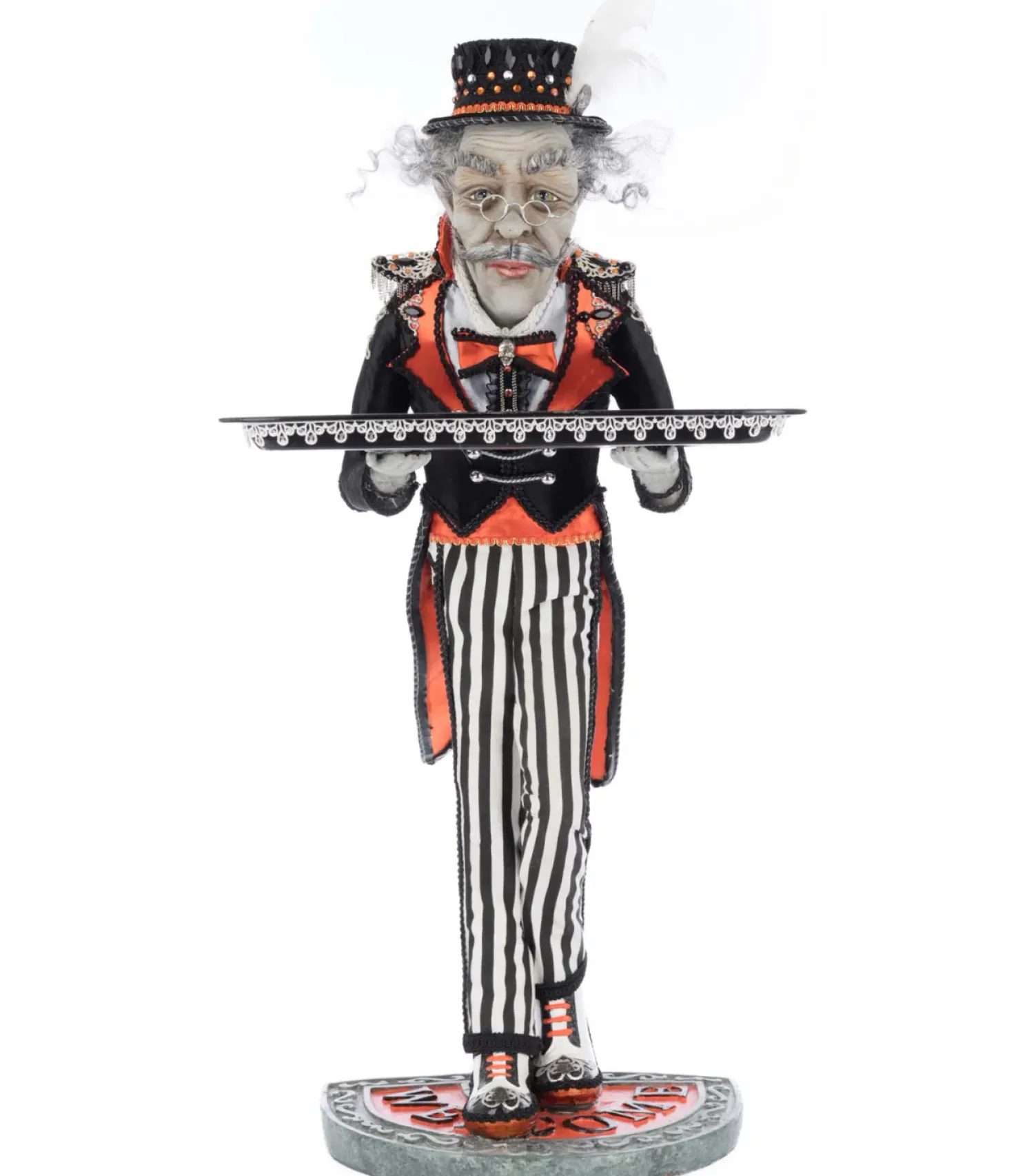 Katherine's Collection 28" Bartholomew the Butler Server Halloween Decoration 28-528677