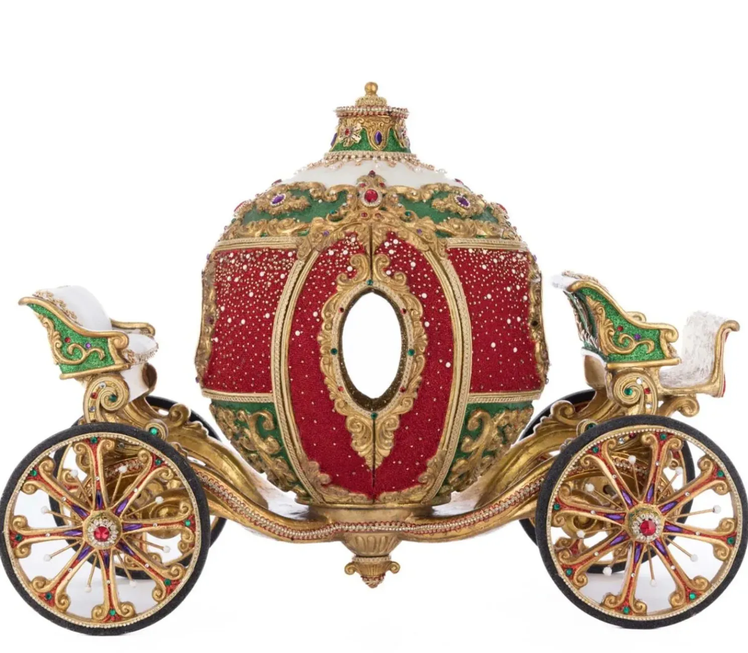 Katherine's Collection 23" Royal Christmas Ball Ornament Carriage Decoration 28-528802