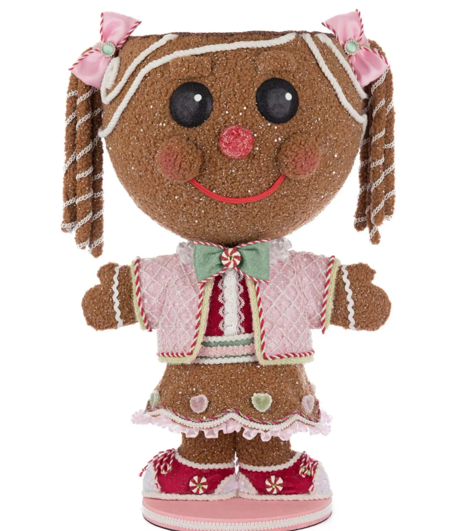 Katherine's Collection 23.5" Sweet Delights Sugar E. Sweet Gingerbread Girl Candy Container 28-528742