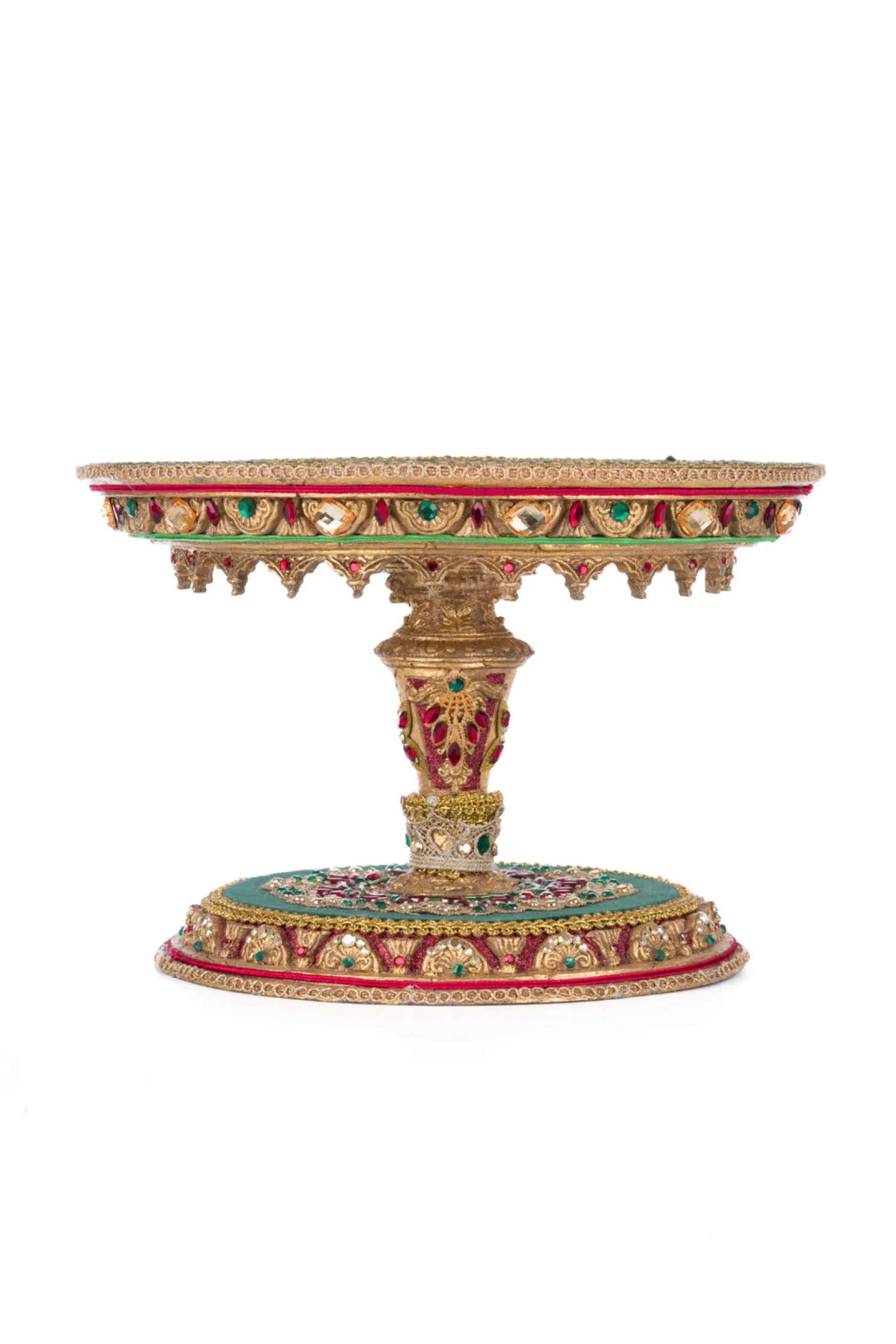 Katherine's Collection 11" Christmas Castle Cake Plate 28-428247