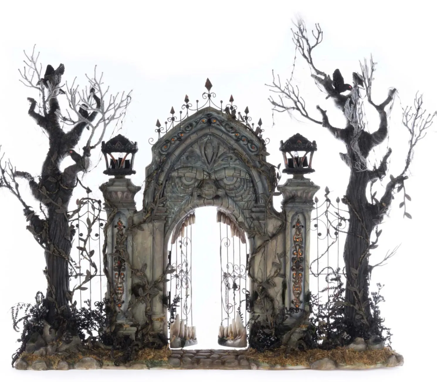 Katherine's Collection 33" Macabre Mansion Gates Halloween Decoration 28-528682