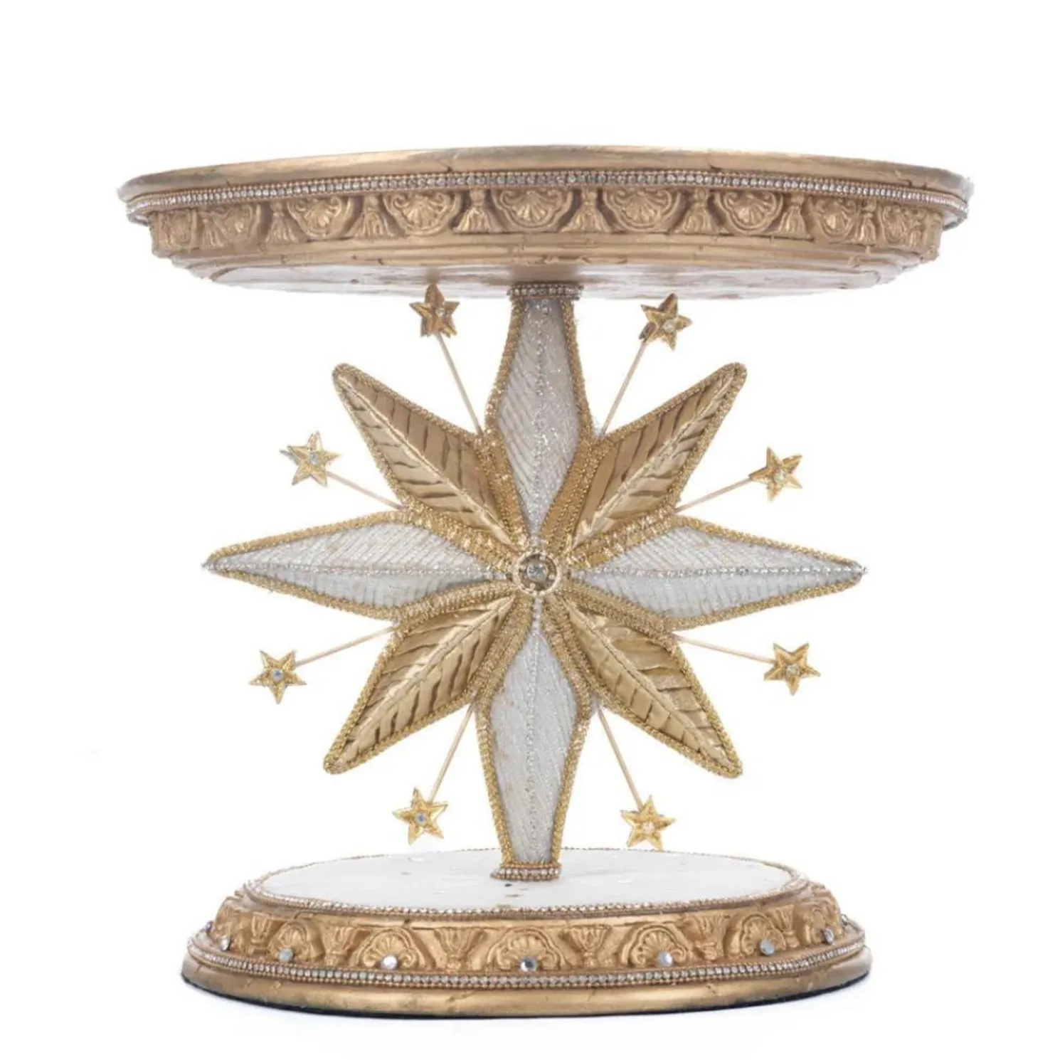 Katherine's Collection 10.75" Starry Nights Bethlehem Star Cake Stand 28-328020