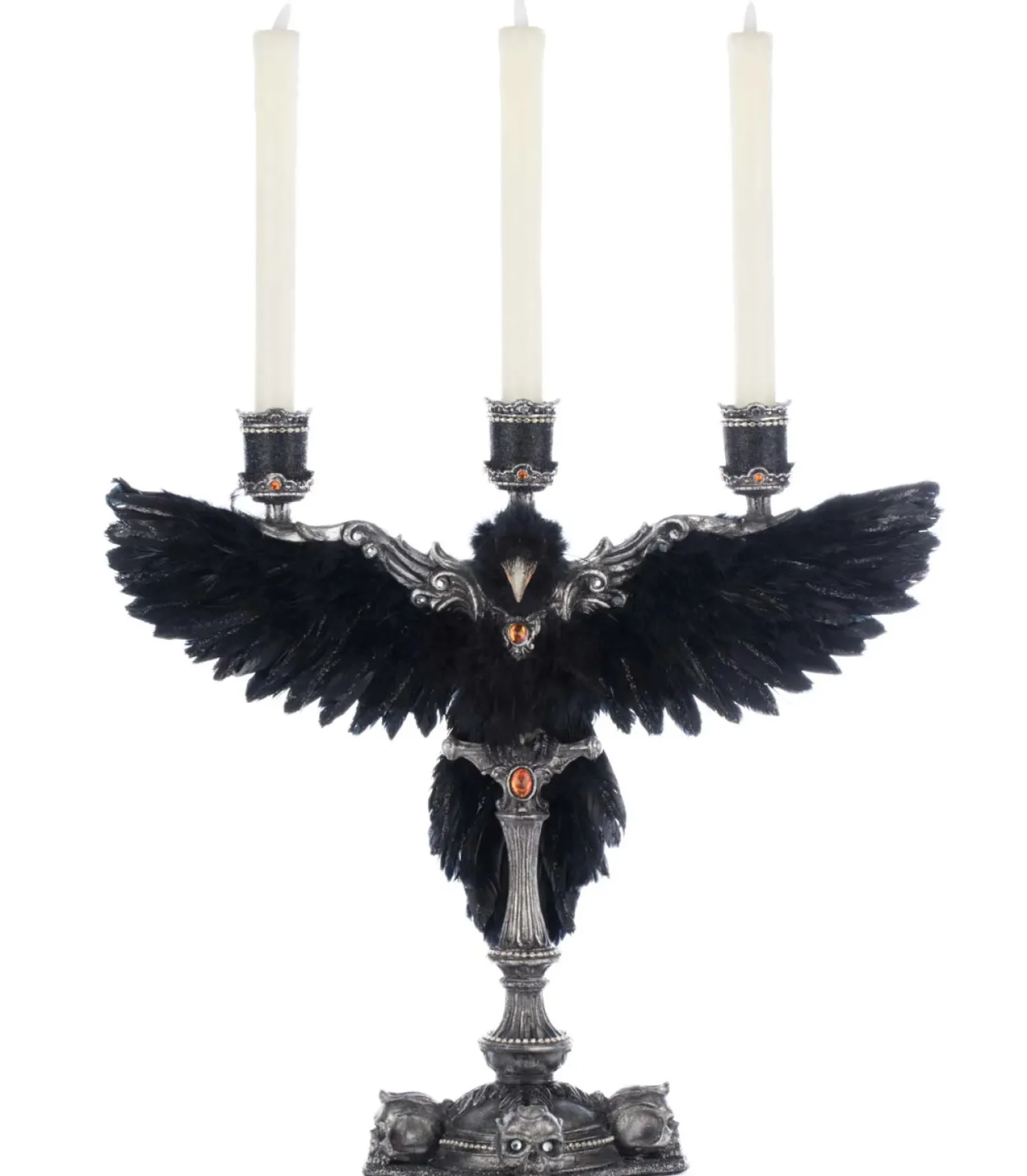 Katherine's Collection 17" Macabre Crow Candelabra Halloween Decoration 28-528618
