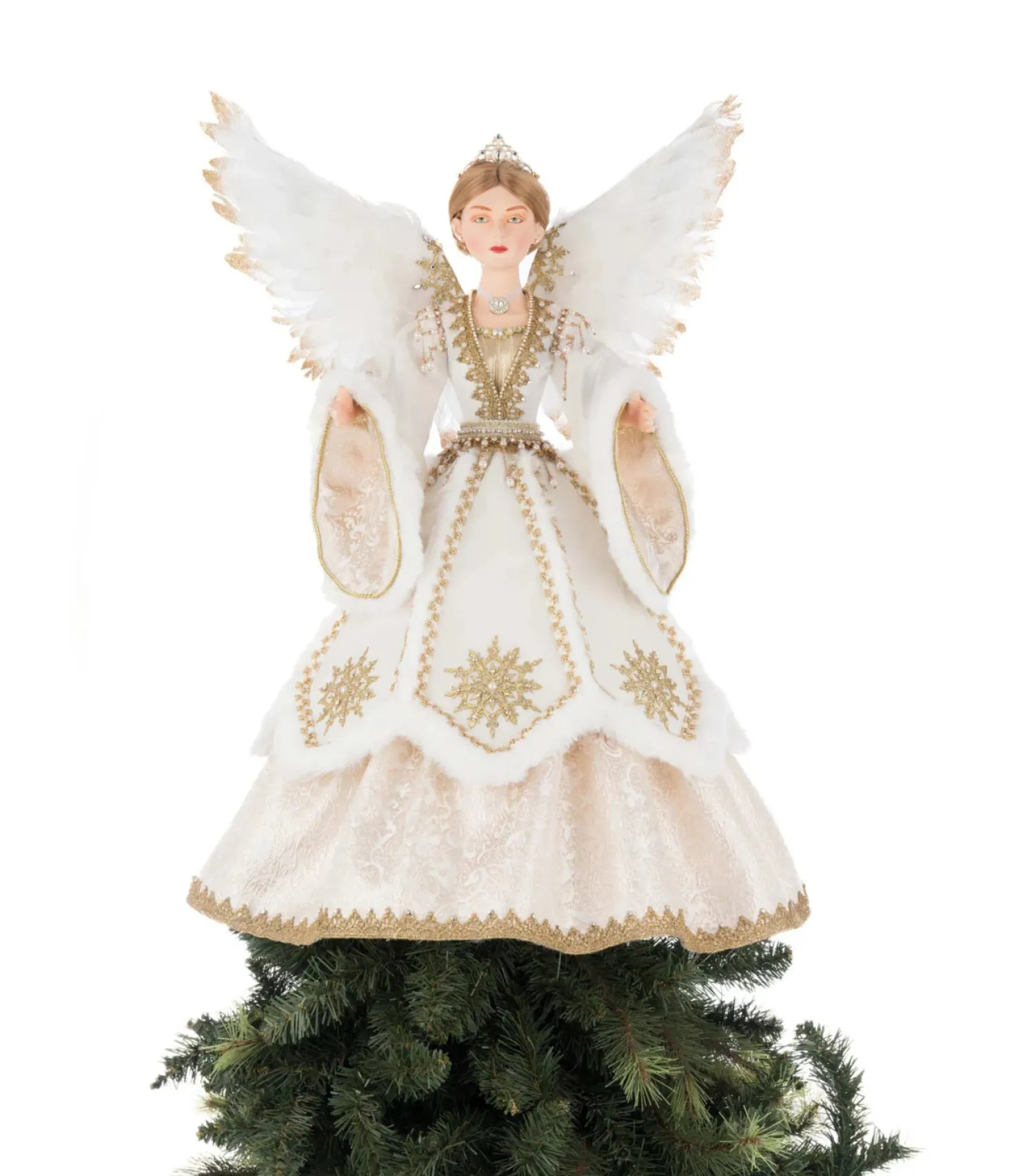 Katherine's Collection 21.5" Bells of Brilliance Arabelle Angel Christmas Tree Topper 28-528755