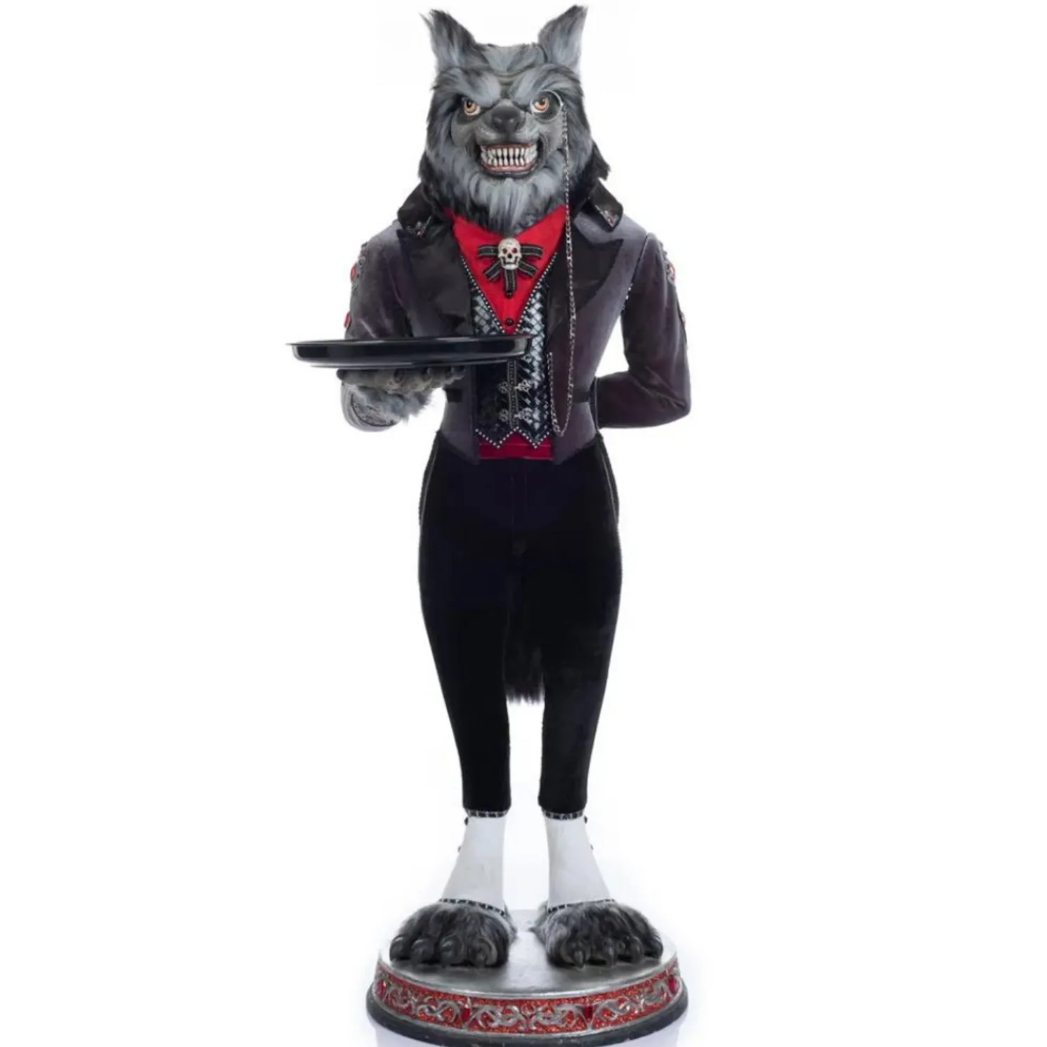 Katherine's Collection 50" Large Mr. Howl the Butler Halloween Decoration 28-328001