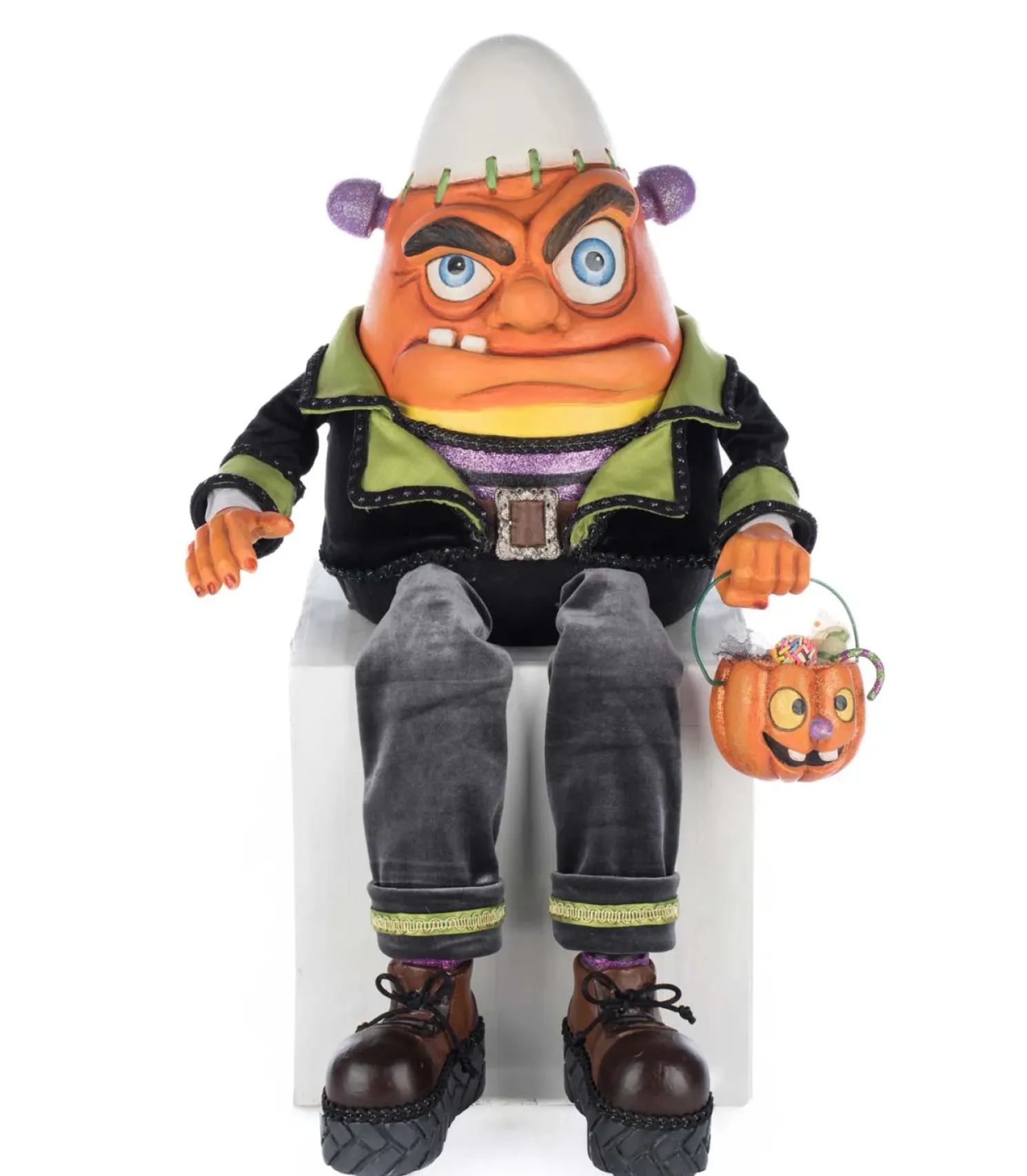 Katherine's Collection 19.5" Frankie Corn Ledge Sitter Halloween Decoration 28-528641