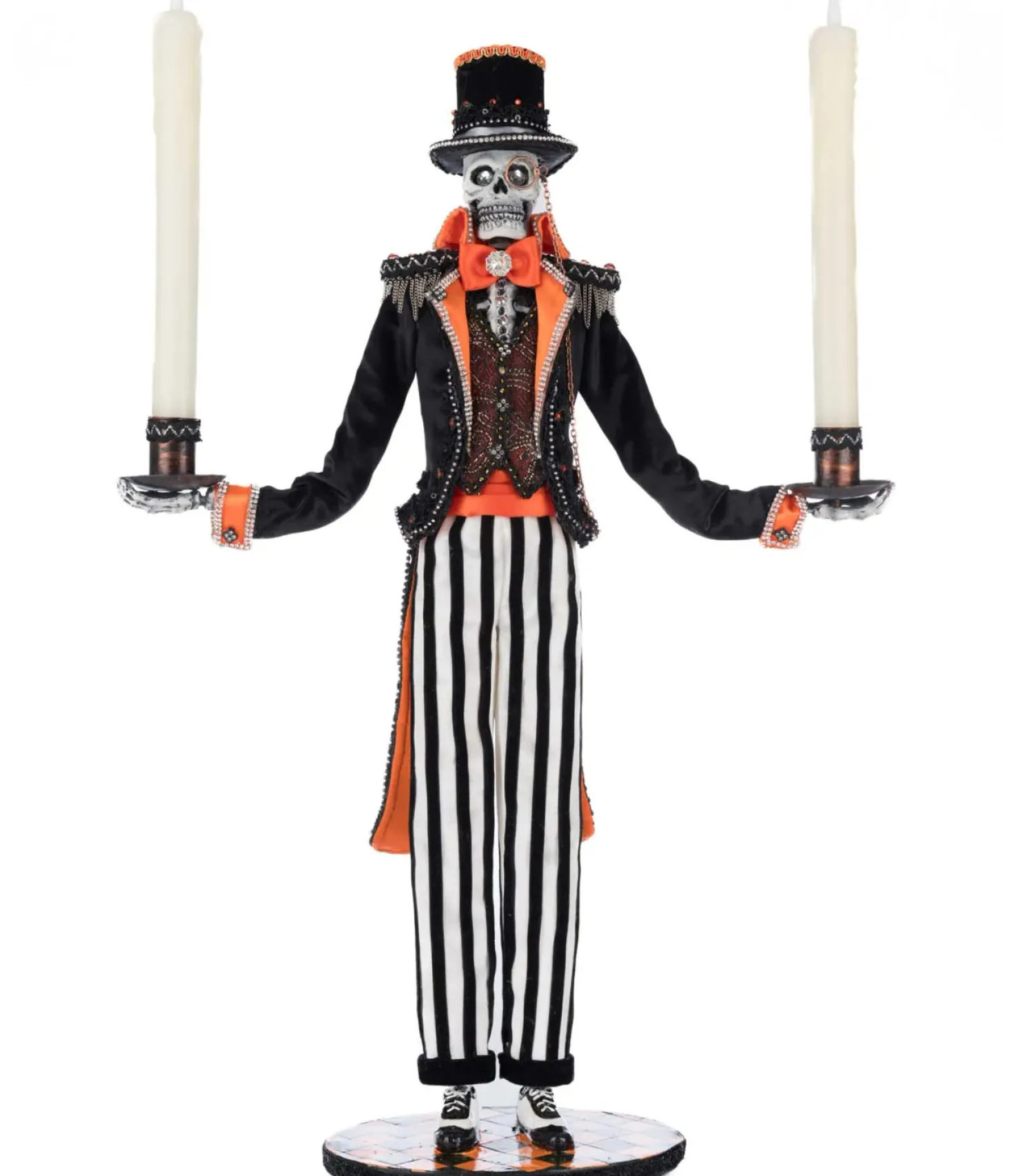 Katherine's Collection 22.5" Macabre Skeleton Candelabra Halloween Decoration 28-528667