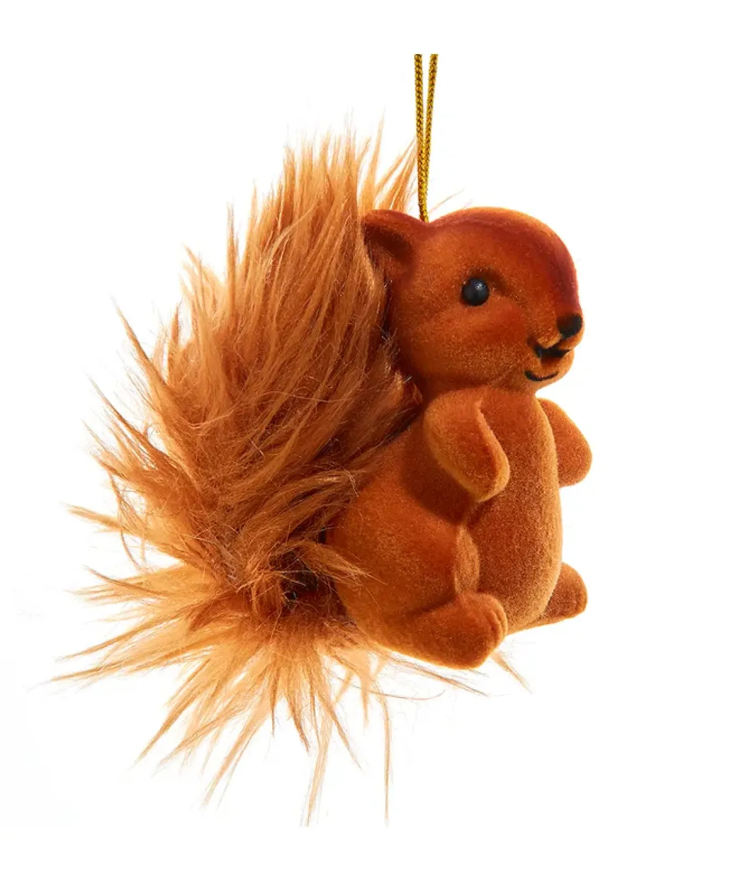 Kurt Adler 2.36" Flocked Red Squirrel Christmas Ornament TD1768