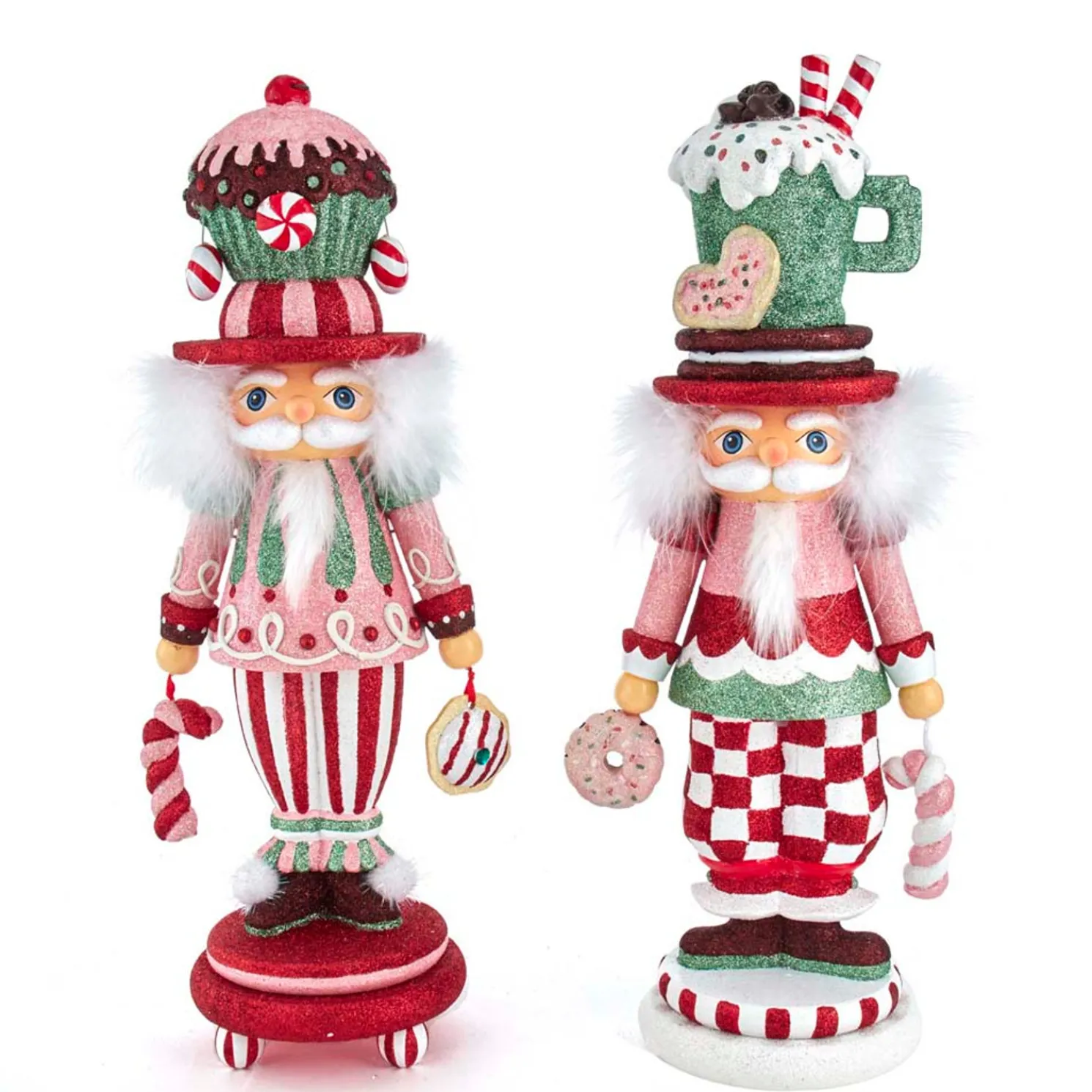 Kurt Adler 16.5" Hollywood Nutcrackers Candy Pattern Nutcrackers HA0515