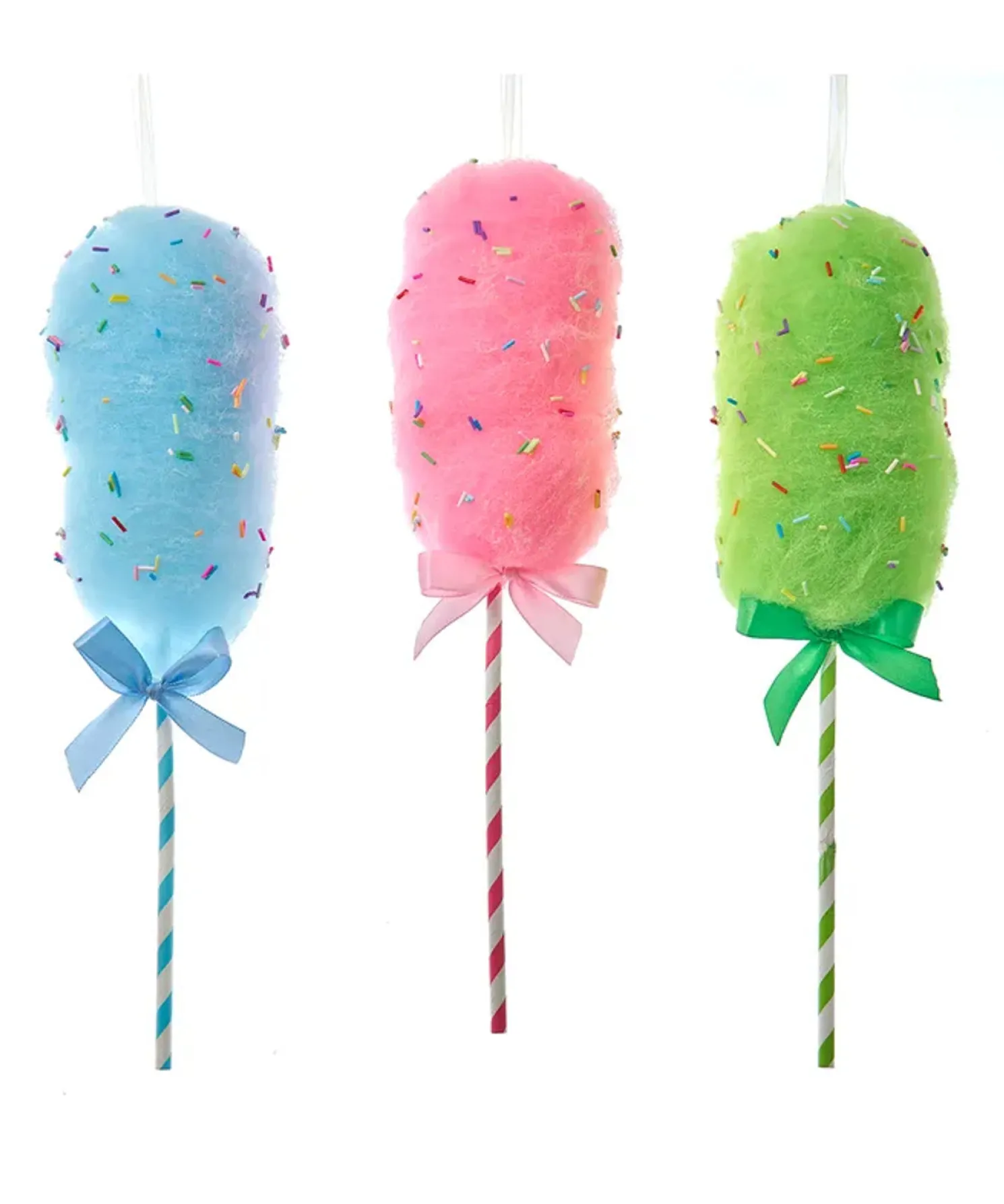 Kurt Adler 13" Large Cotton Candy Christmas Ornaments D4428