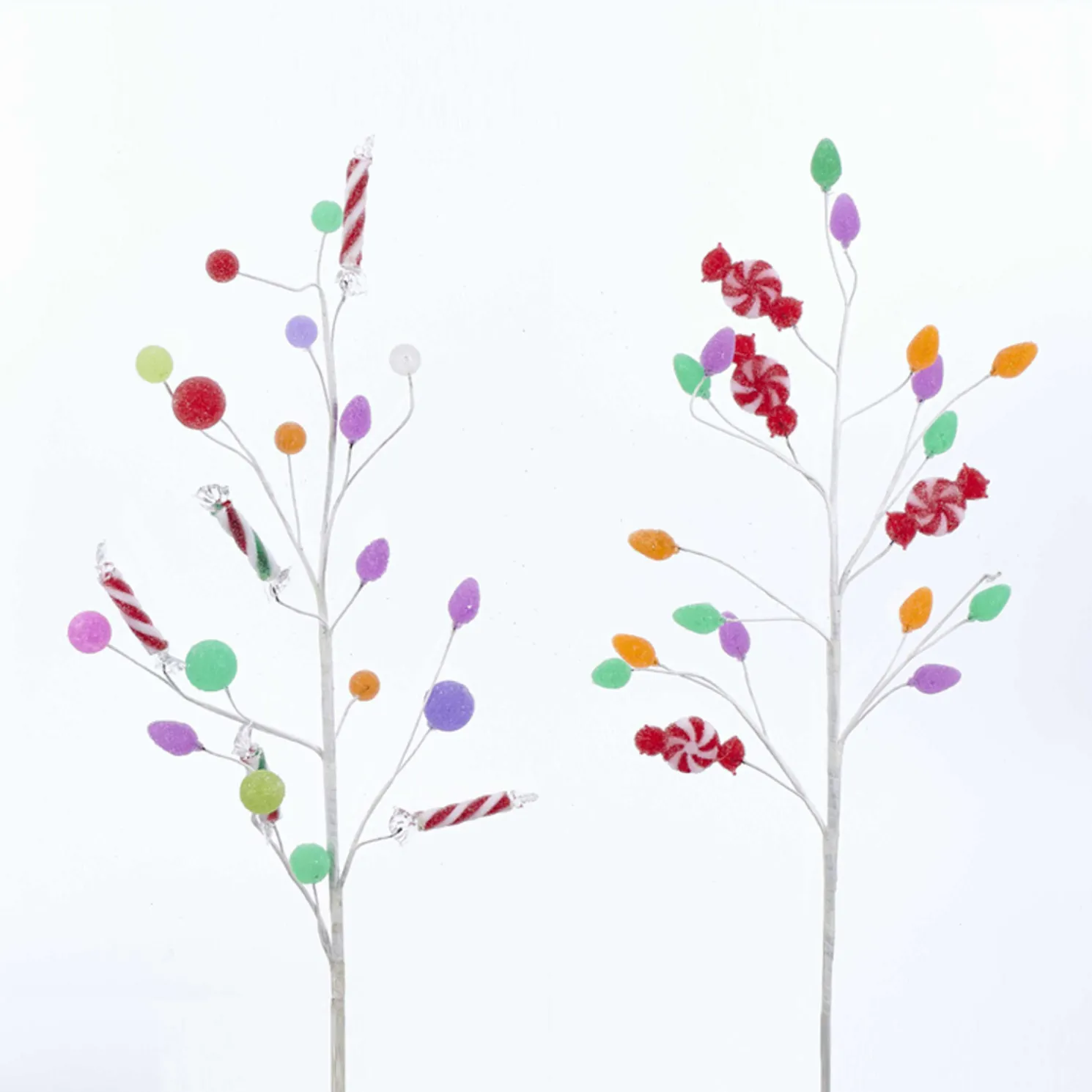 Kurt Adler 24" Multi Color Candy Christmas Pick D3000