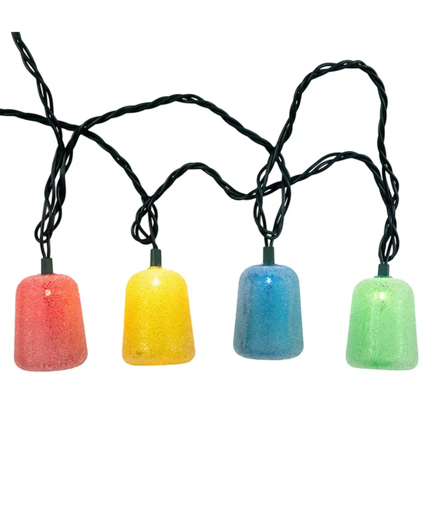 Kurt Adler 9' Multicolor Gumdrop Christmas Light Strand UL4390