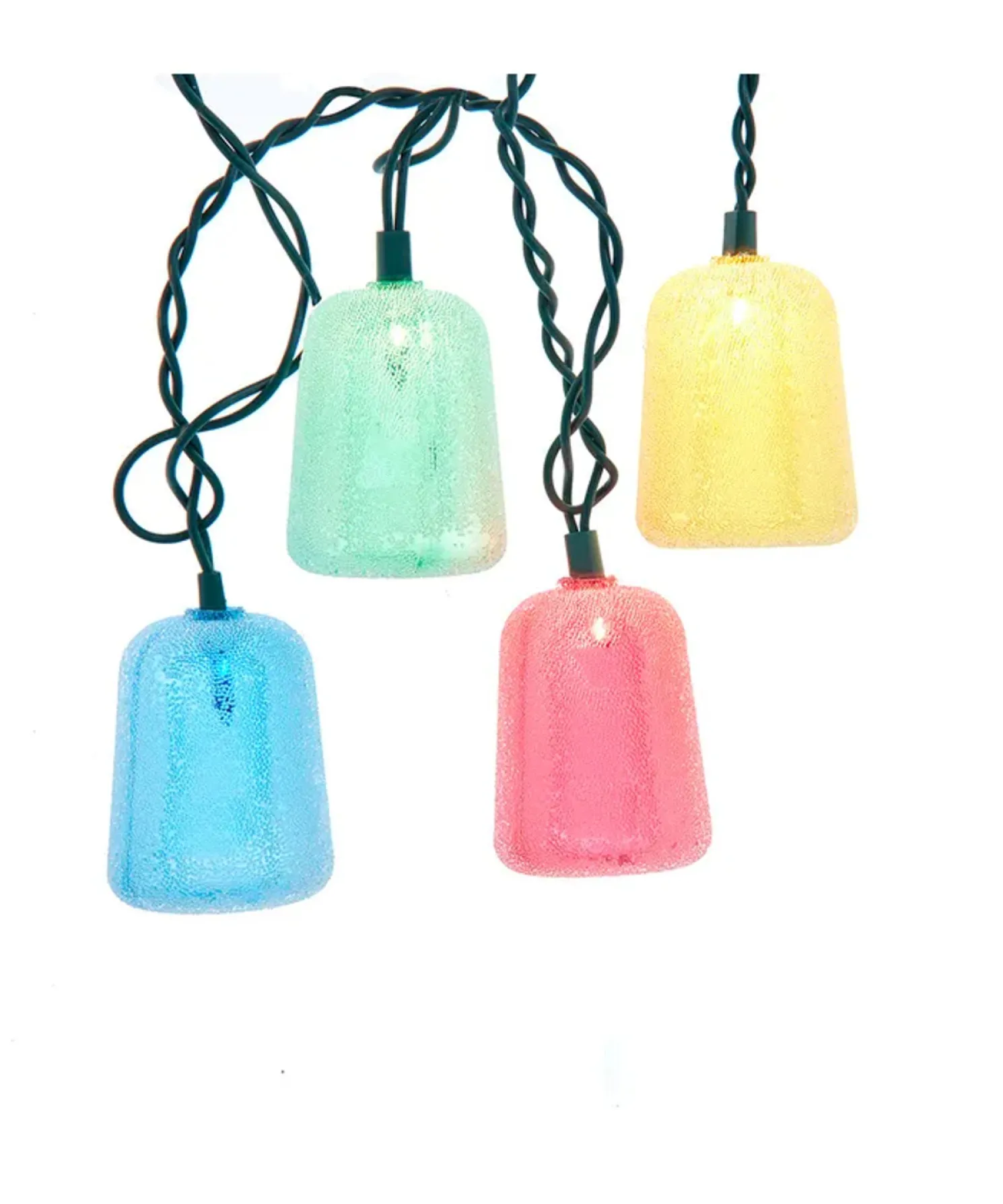 Kurt Adler 9' Multicolor Gumdrop Christmas Light Strand UL4390