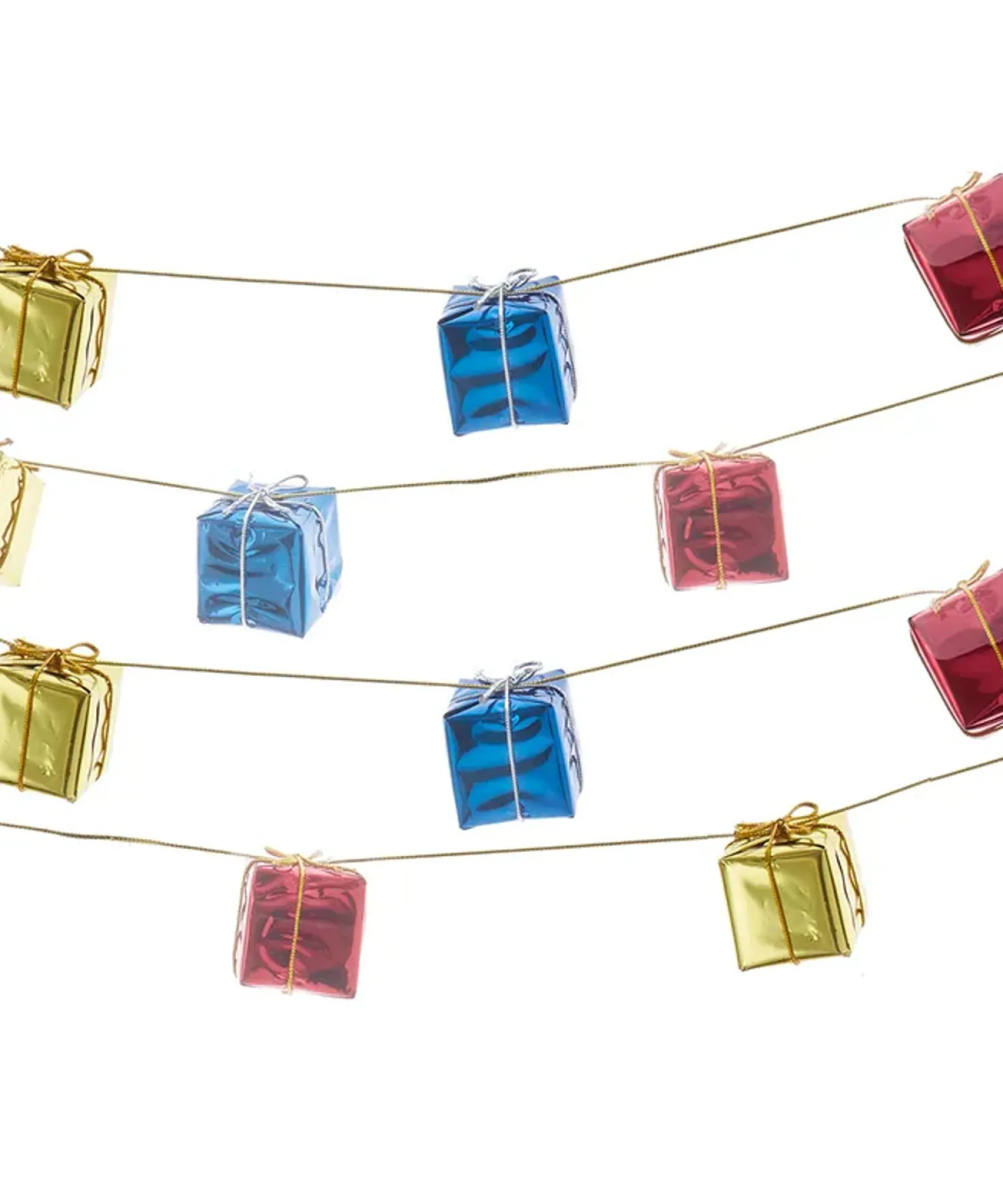 Kurt Adler 72" 11-Piece Present Christmas Tree Garland J5099