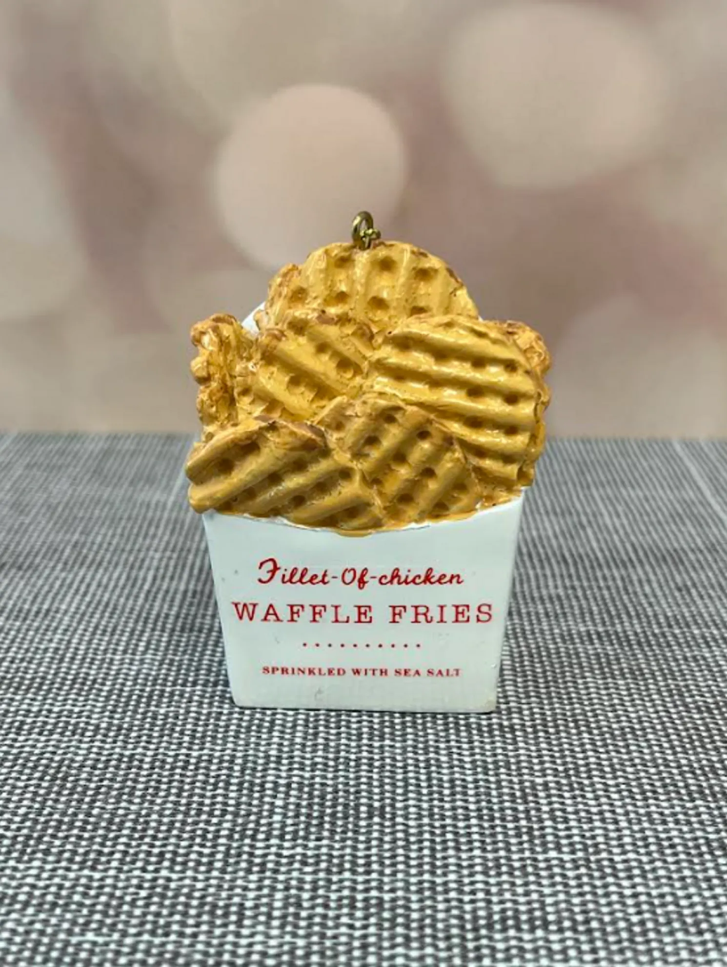 Kurt Adler Fast Food Chicken Sandwich, Nuggets and Fries Christmas Ornament A2442