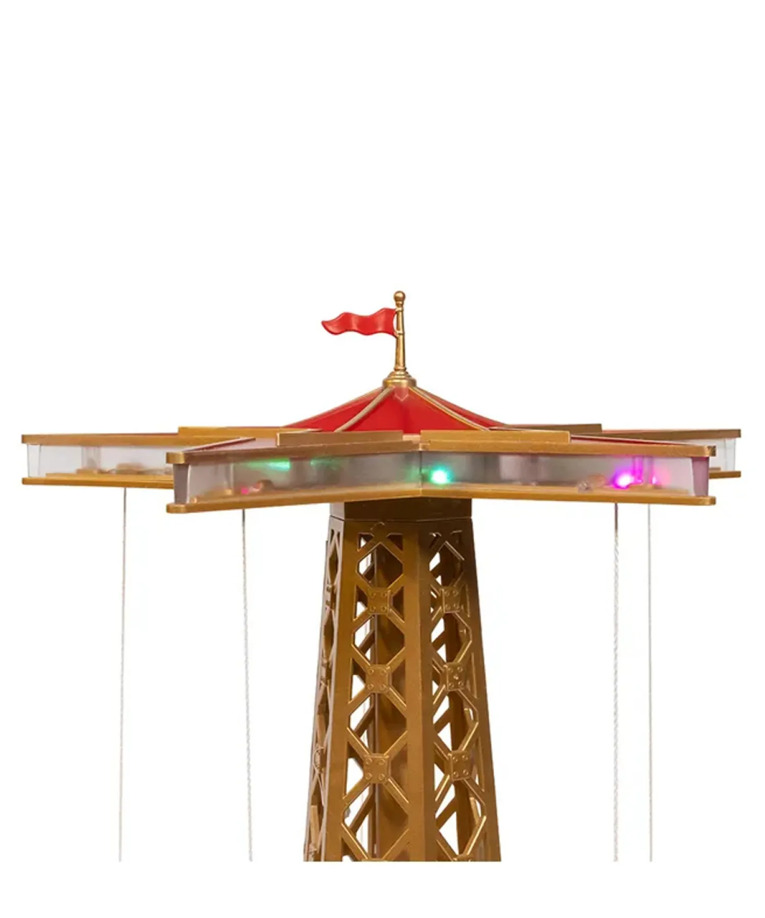 Kurt Adler LED Lighted Musical Santa Balloon Drop Table Piece Christmas Decoration JEL1336