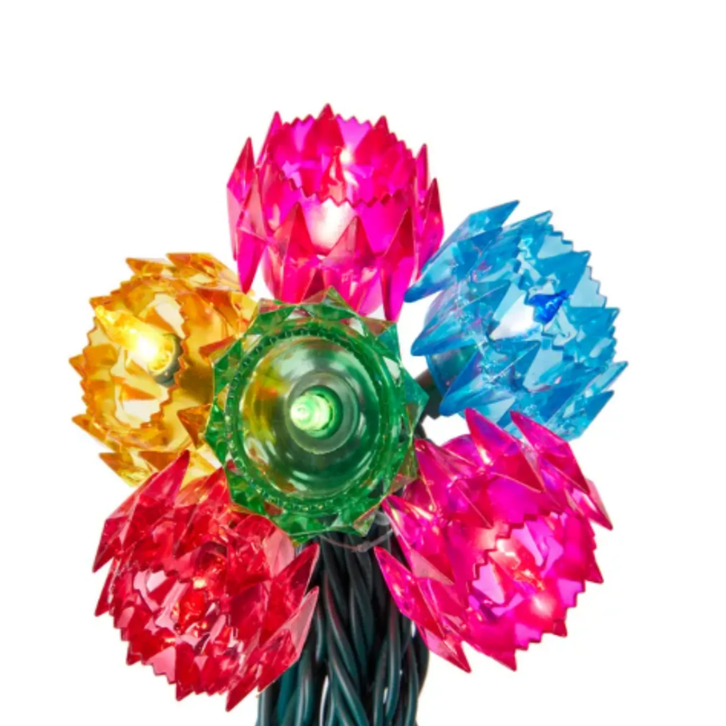 Kurt Adler Multicolor Crown Light Set UL4347