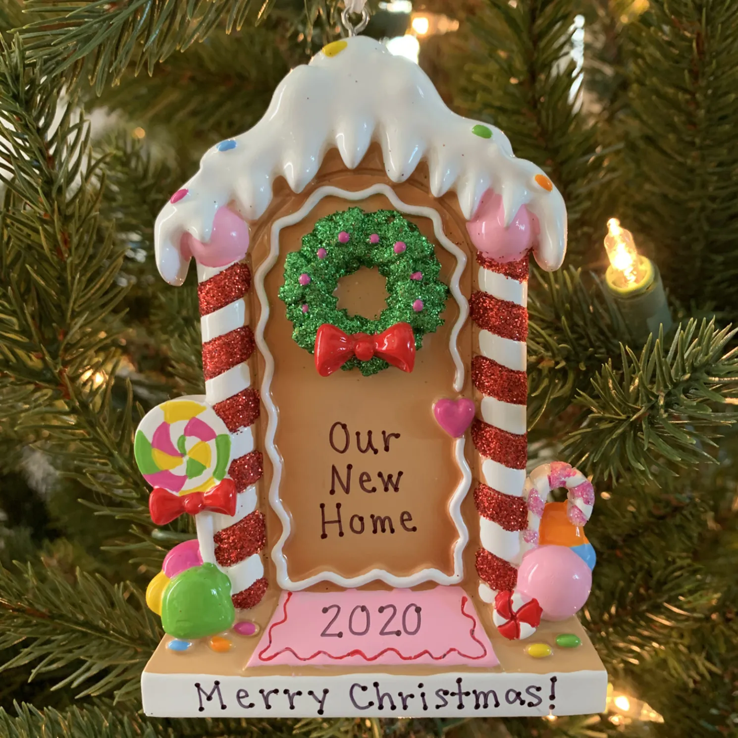 New Home Gingerbread House Personalized Christmas Ornament OR1894