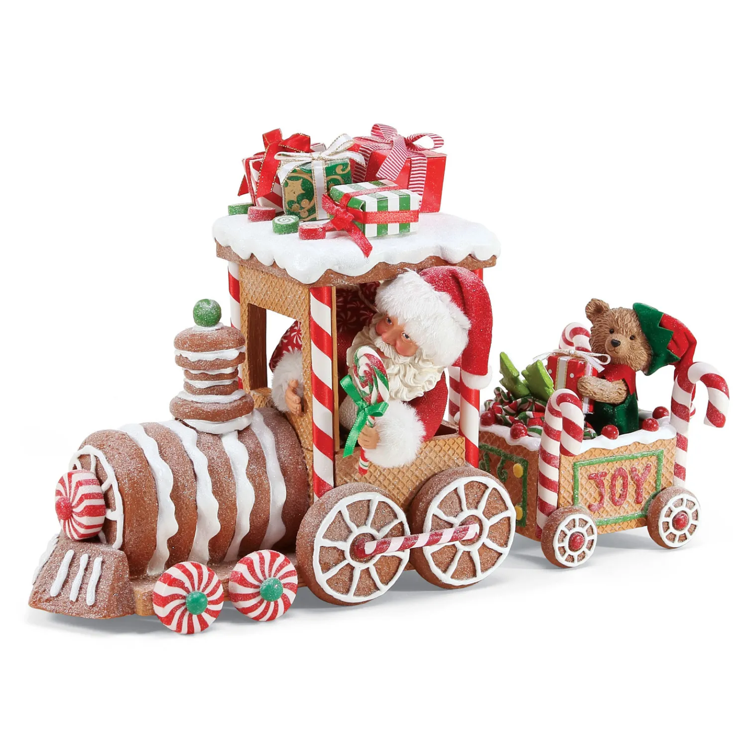 Possible Dreams Santa Gingerbread Train Set