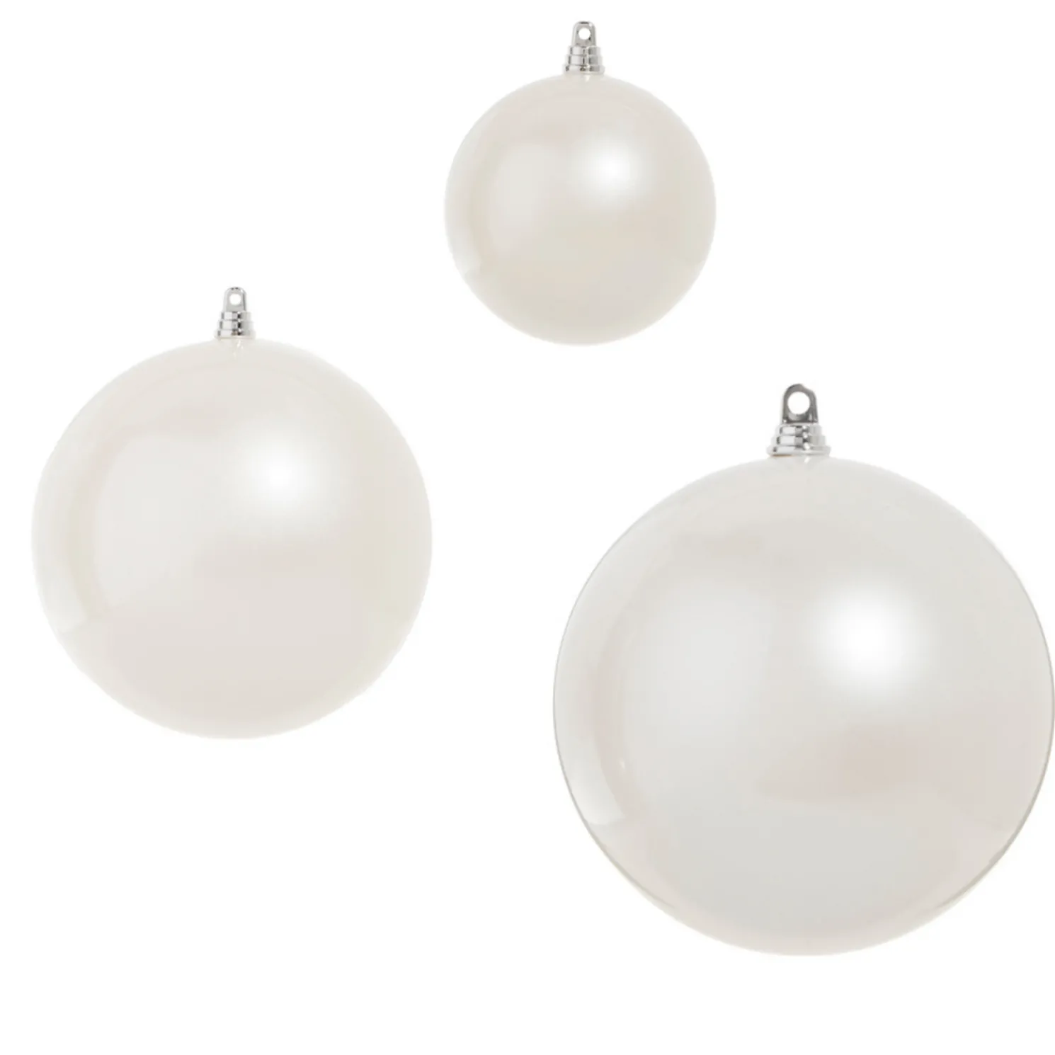 Raz 4", 6", or 10" Large Pearl Ball Christmas Ornaments