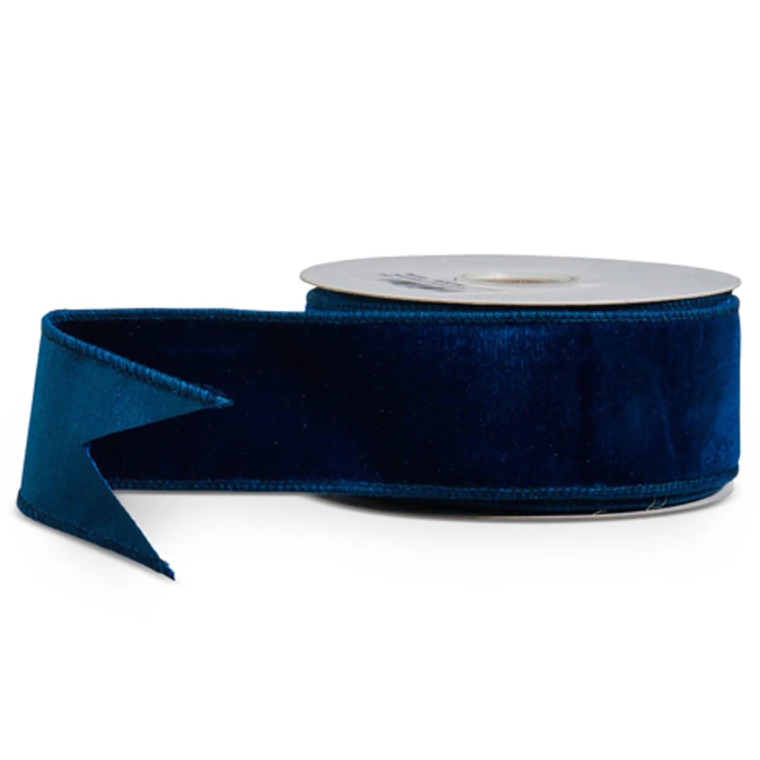 Raz 2.5" Blue Velvet Wired Christmas Ribbon R4527867