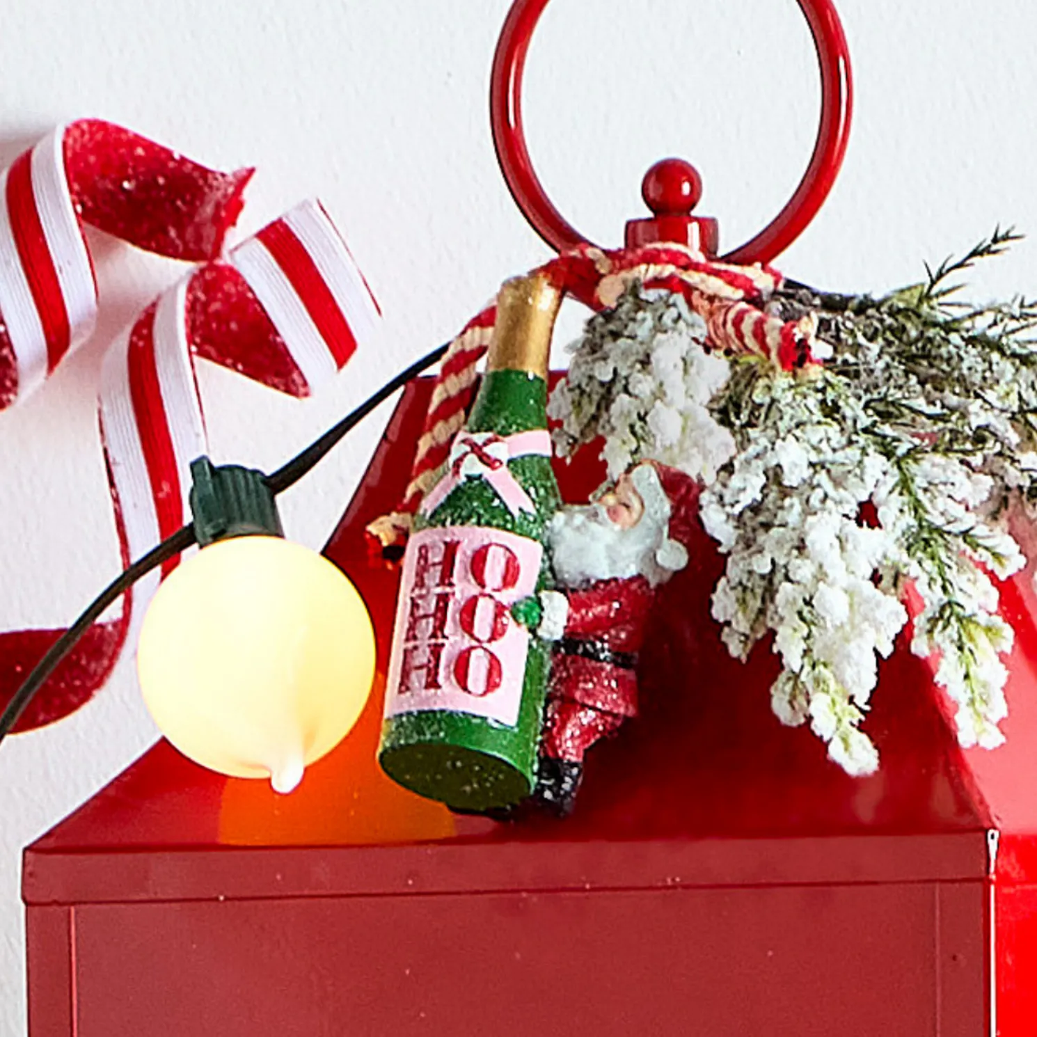 Raz 4" Bottled Christmas Cheer Christmas Ornament 4507044