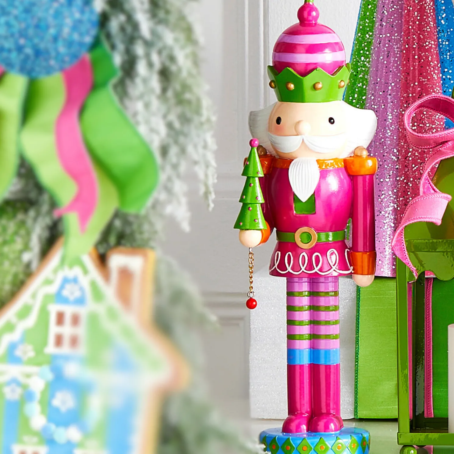 Raz 16" Bright Whimsical Nutcracker Christmas Figure 4510370